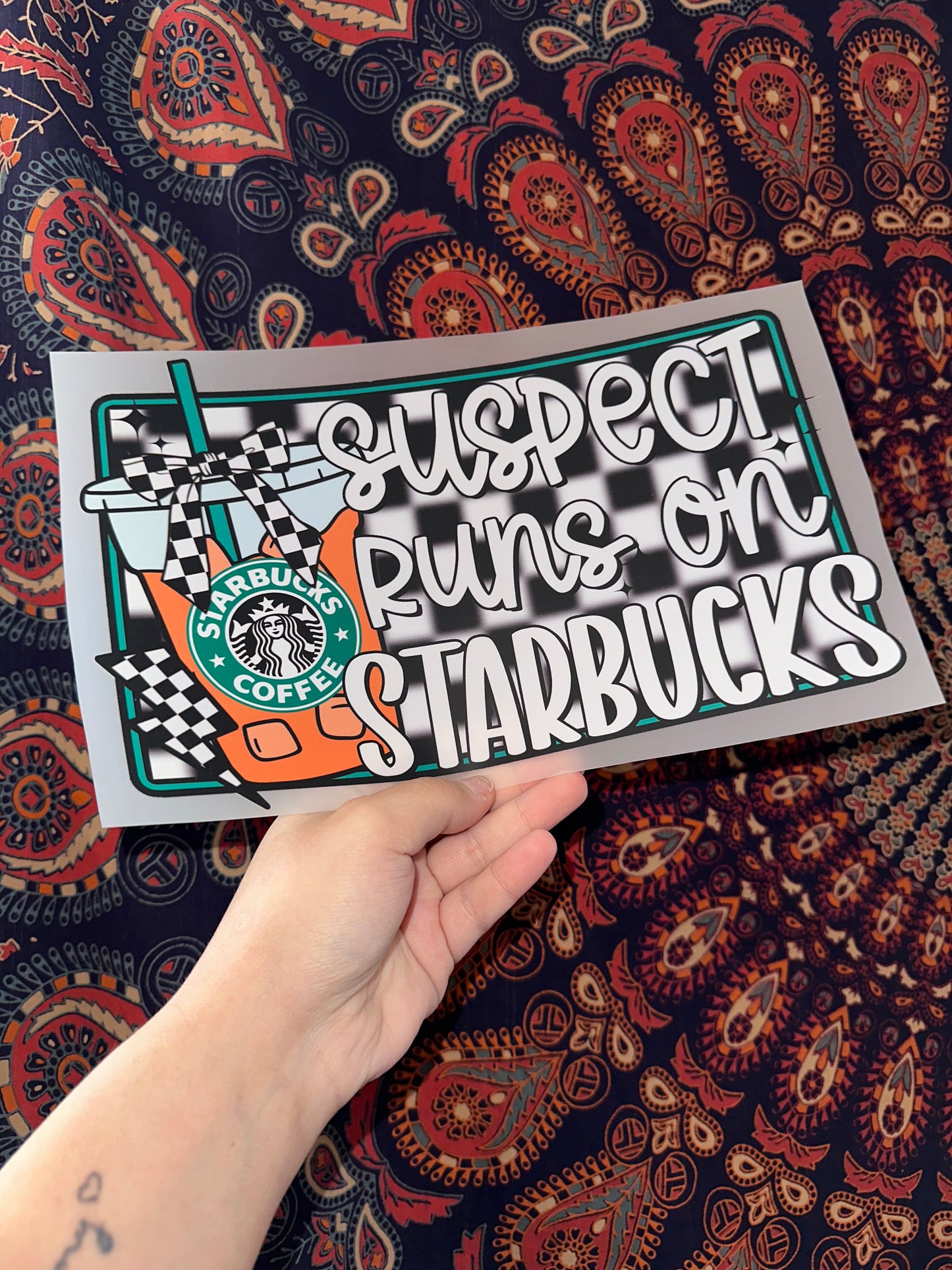 Suspect Runs On Starbucks -H