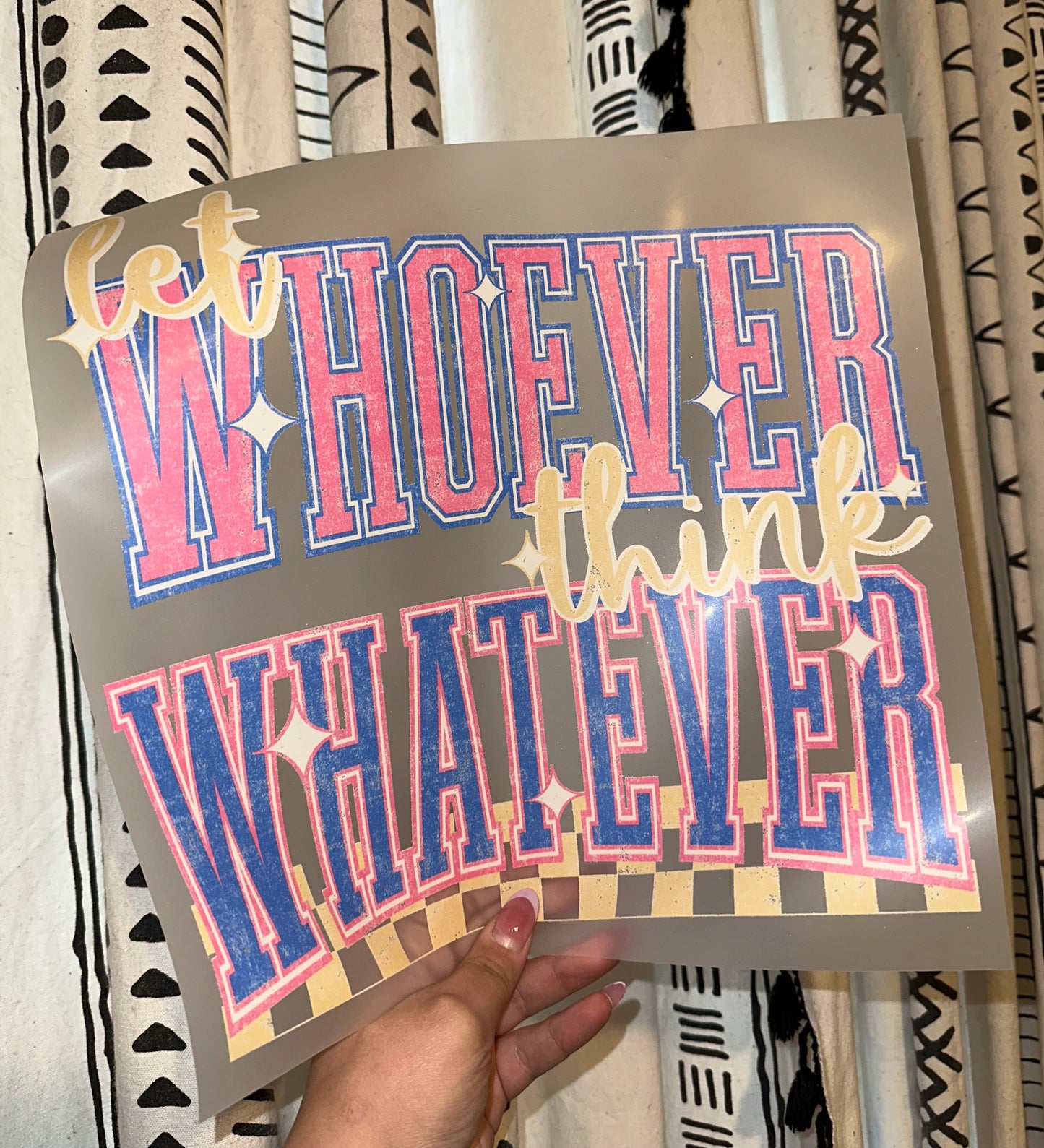 Let Whoever Think Whatever