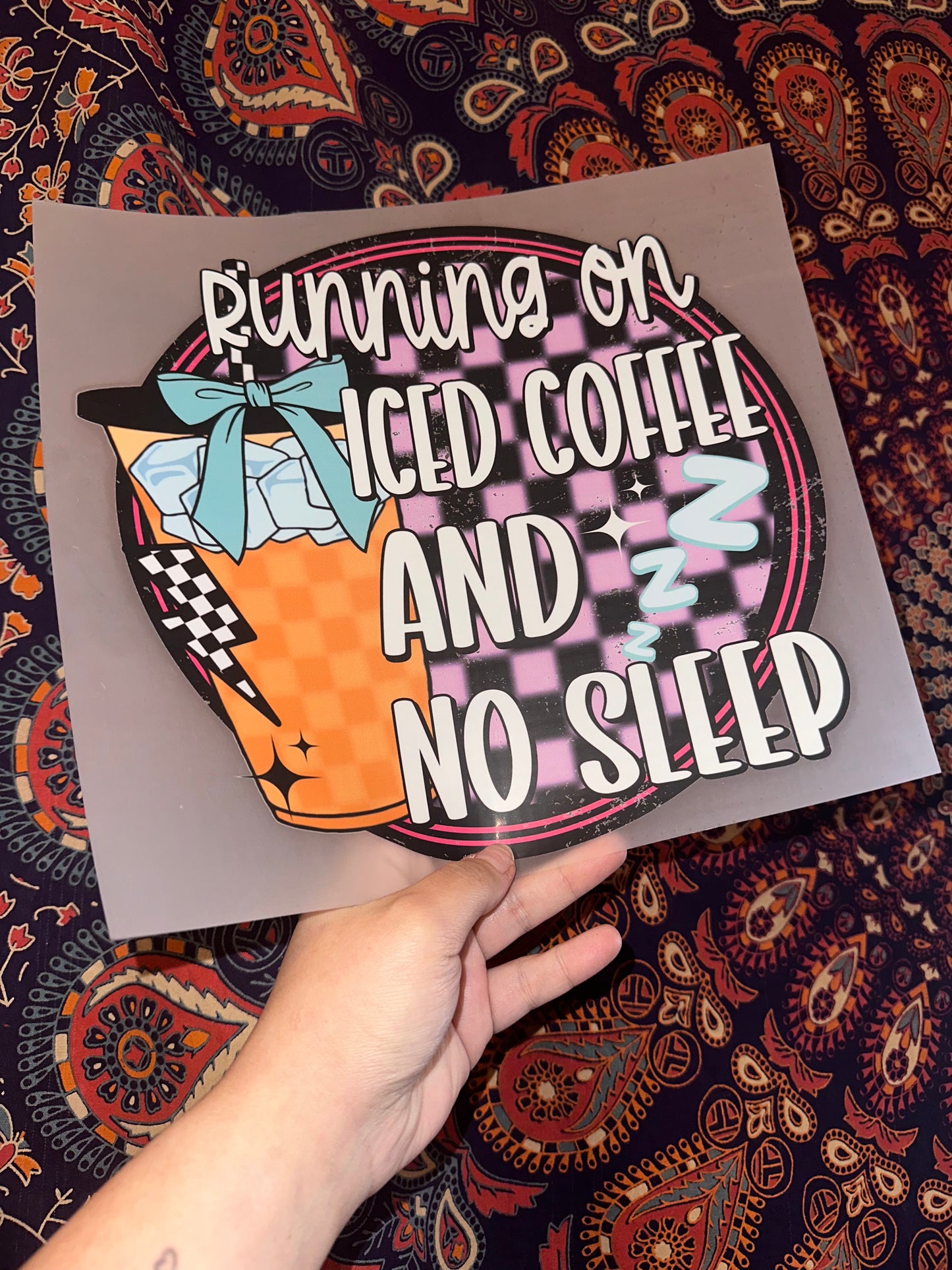 Running On Iced Coffee And No Sleep -G