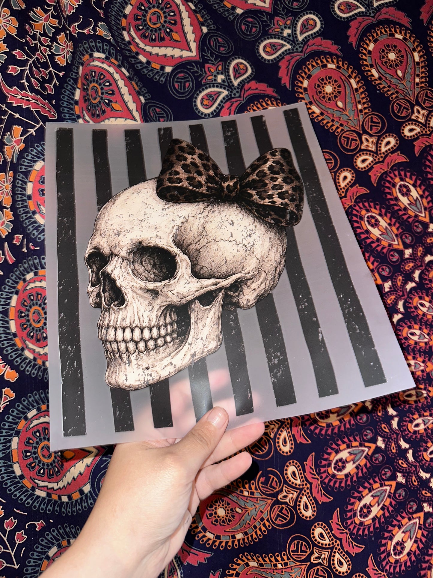 Skull w/ Bow