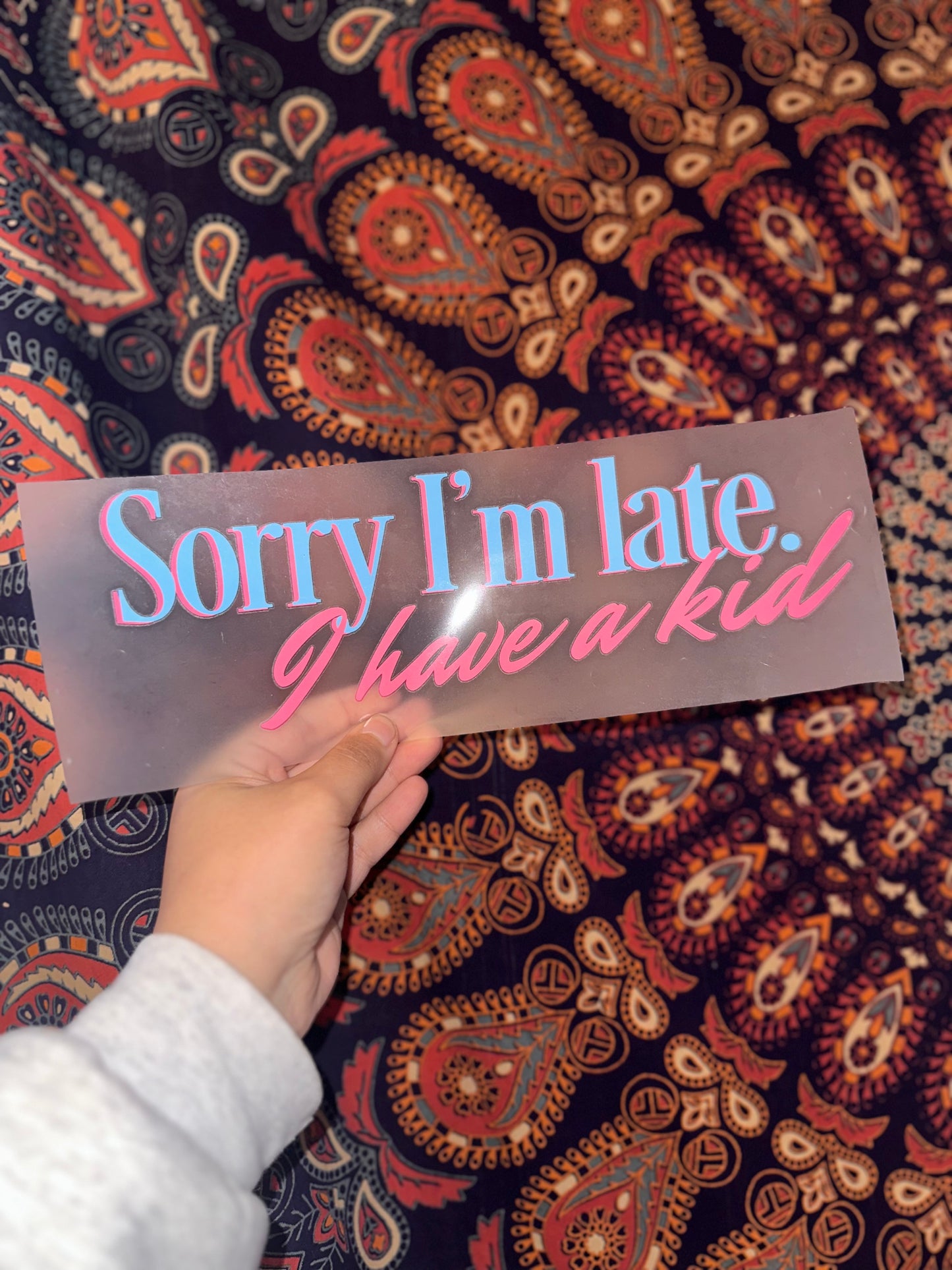 Sorry I’m Late- H74