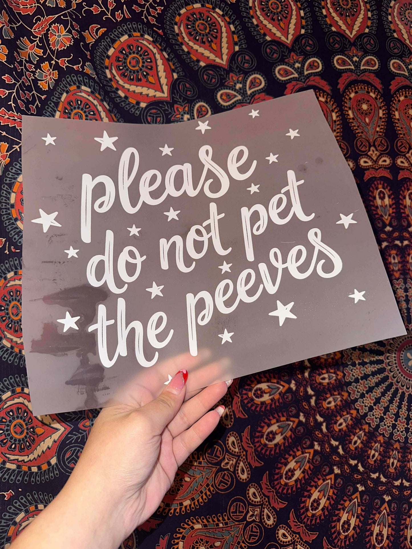 Please Do Not Pet The Peeves- A97