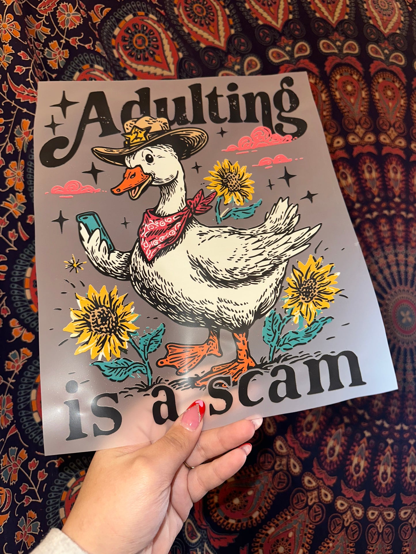 Adulting Is A Scam Goose