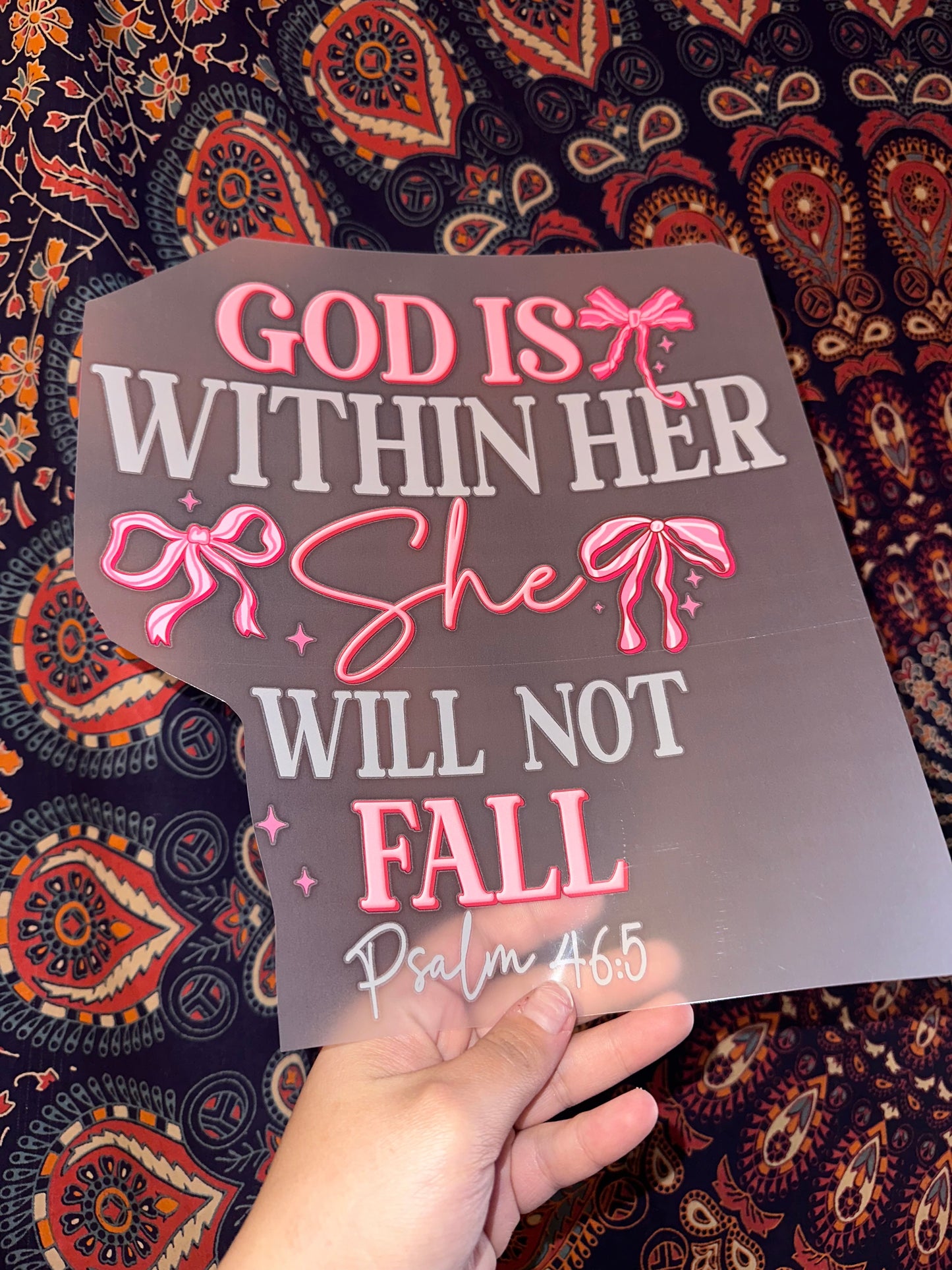 God Is Within Her She Will Not Fall