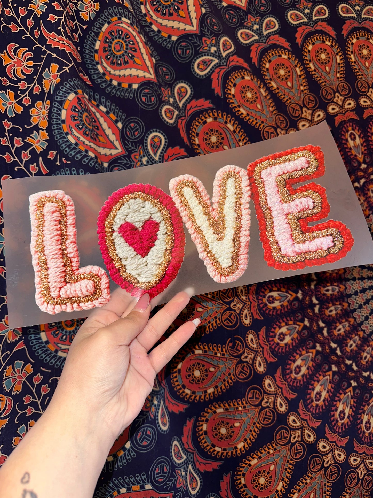 LOVE Faux Knit