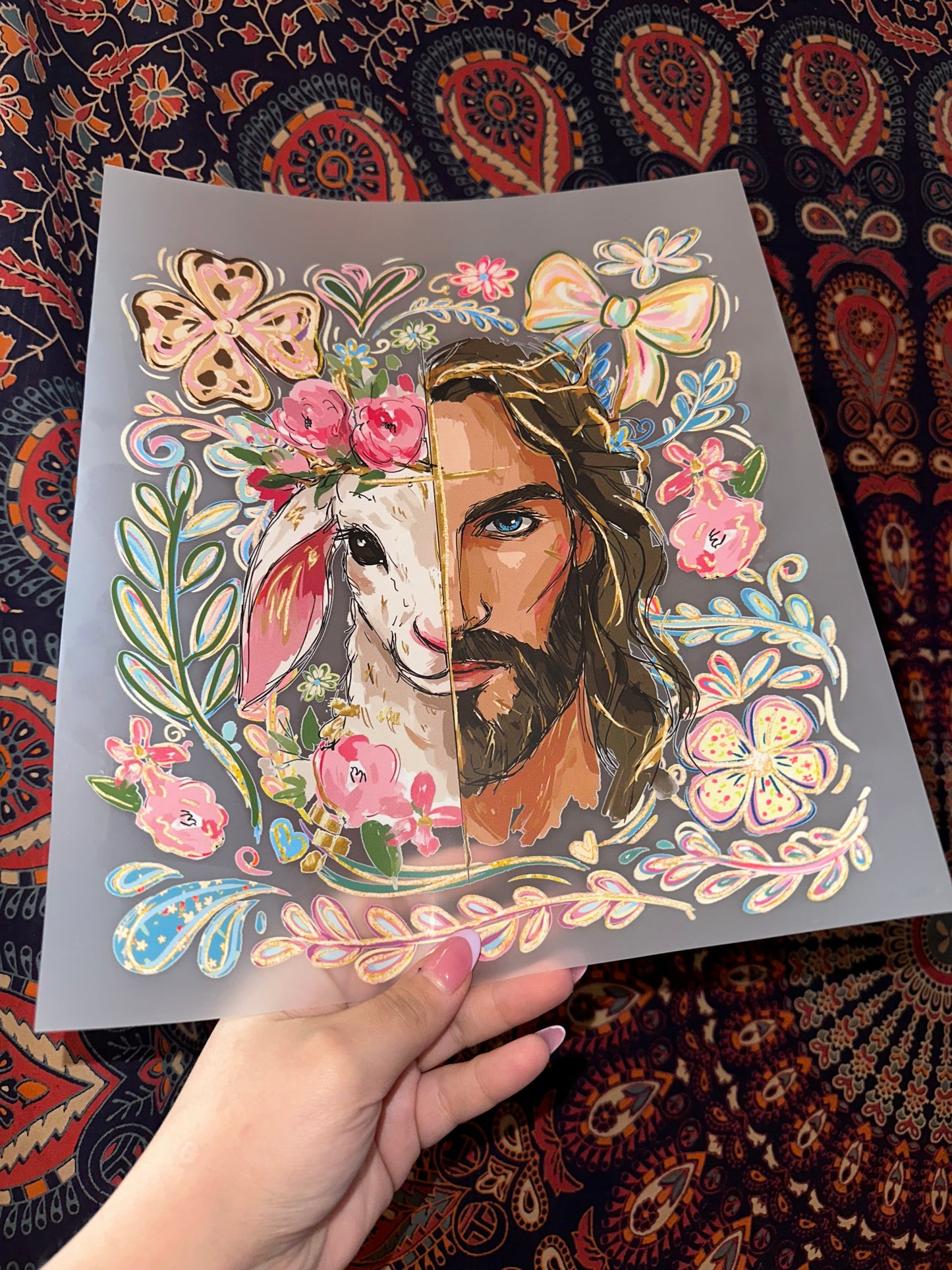 Jesus & Lamb -C