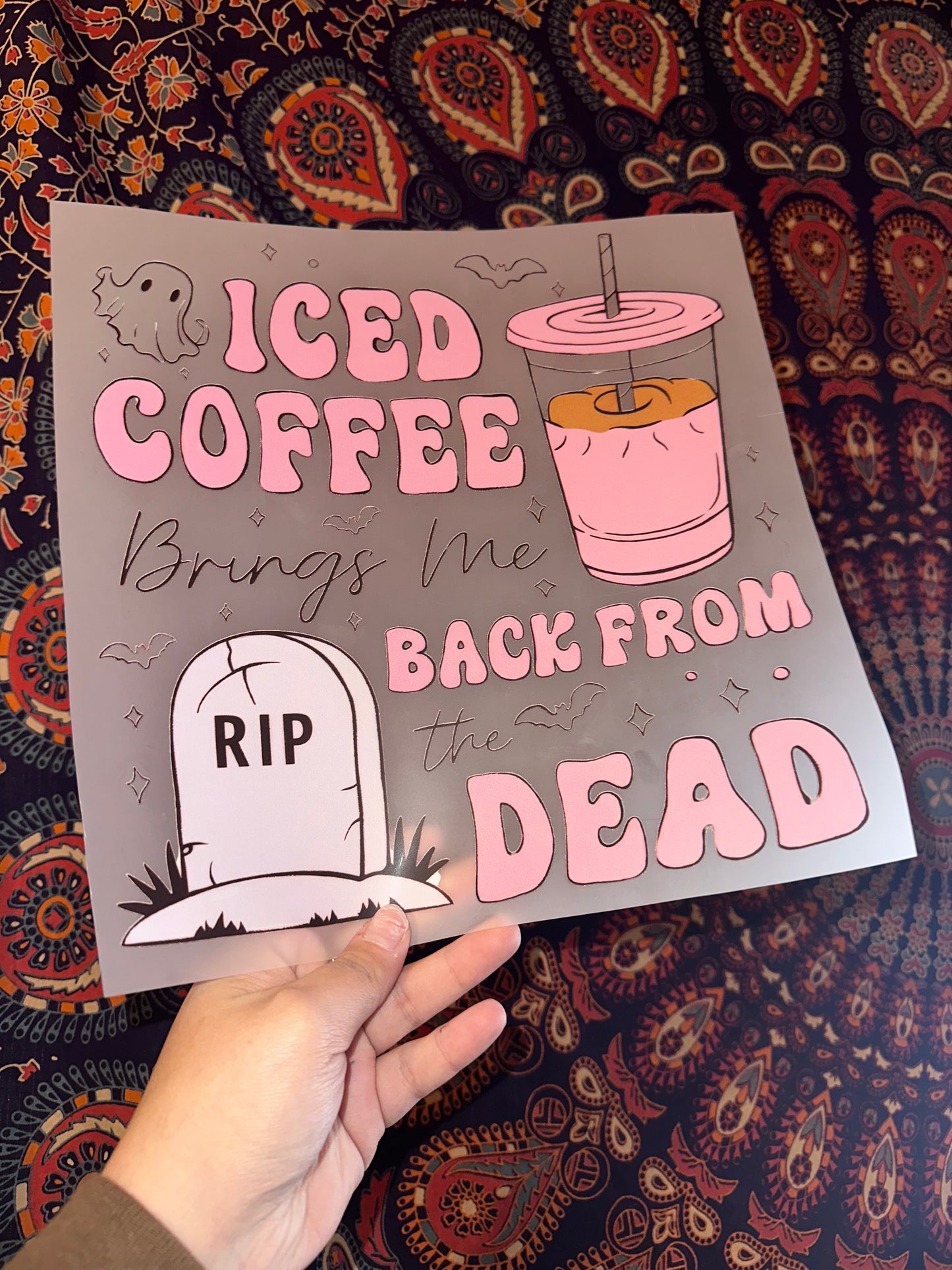 Iced Coffee Brings Me Back From The Dead- F62