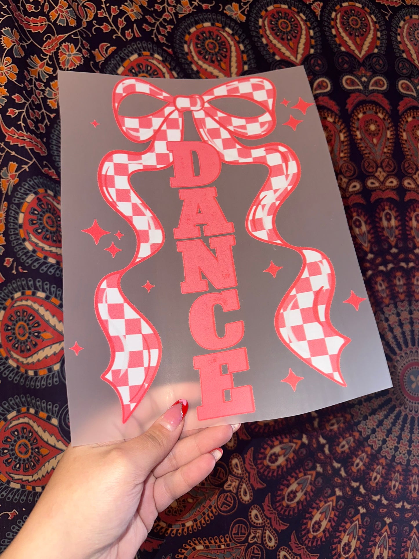Dance Pink Checkered- E