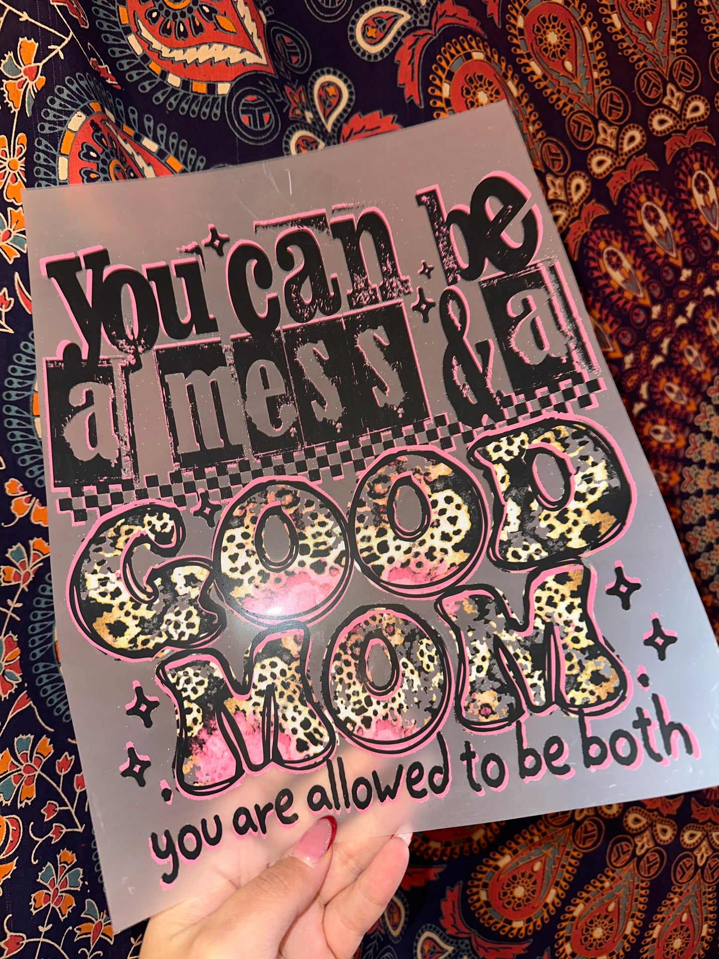 You Can Be A Mess- H