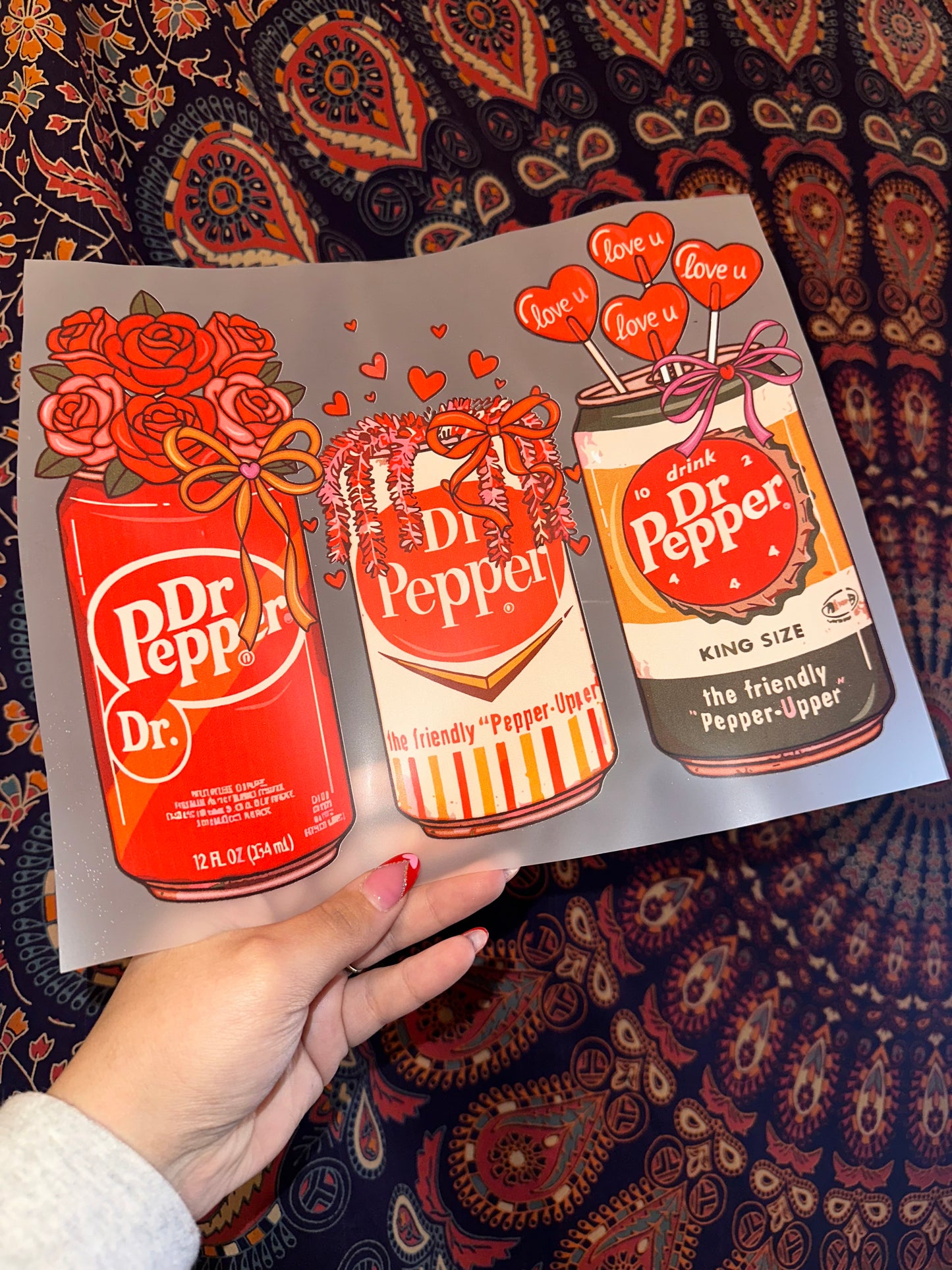 Dr. Pepper Valentines Drinks