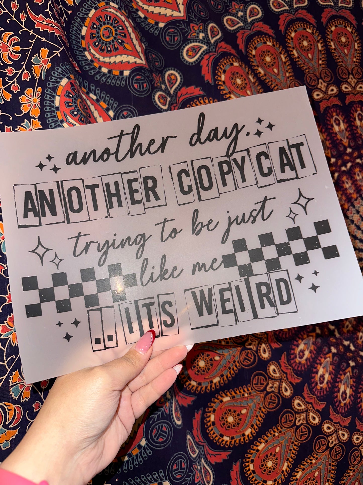 Another Day Another Copycat- B
