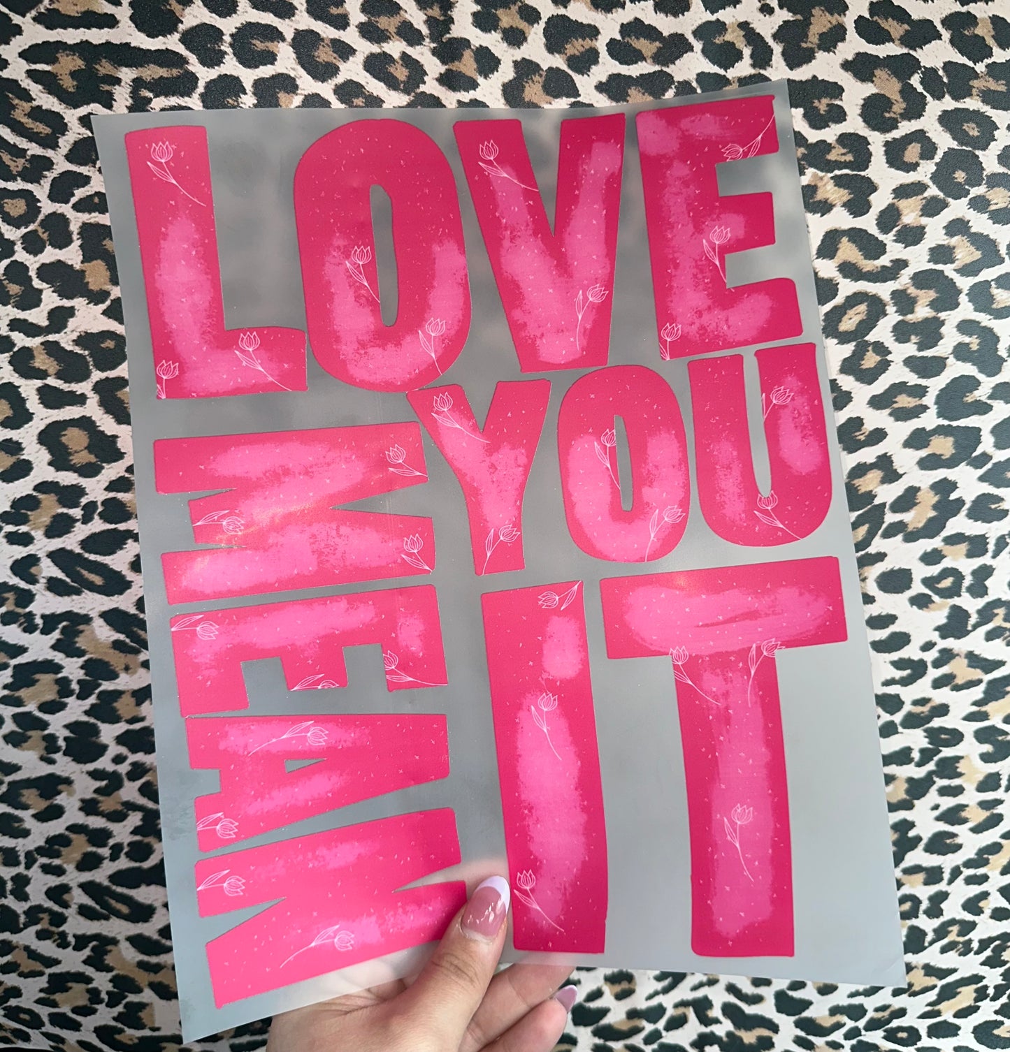 Love You Mean It- E