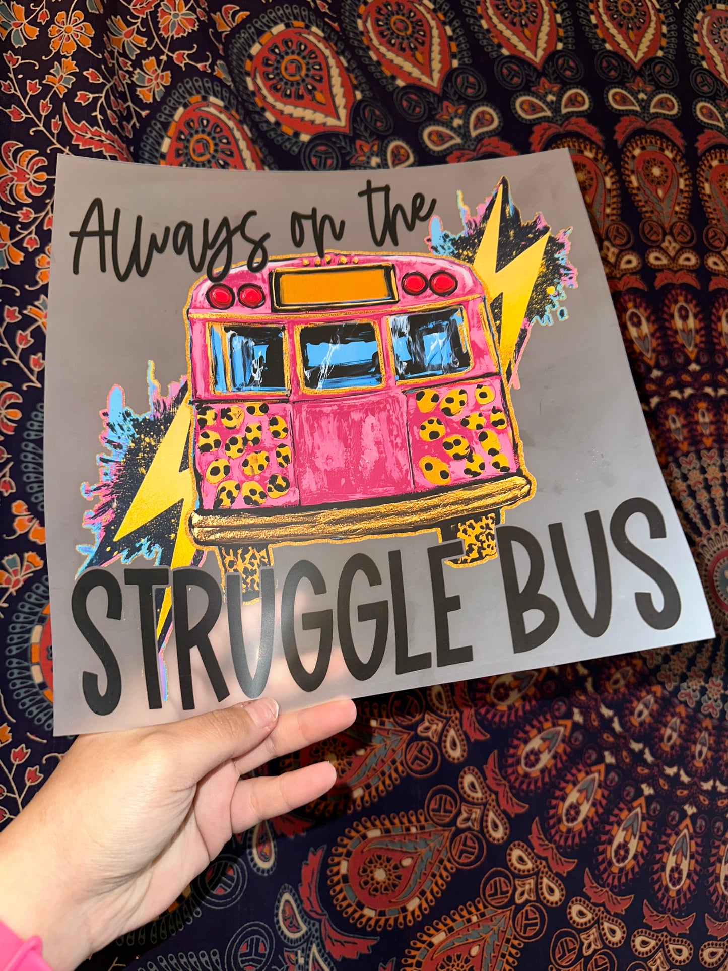 Always On The Struggle Bus- C