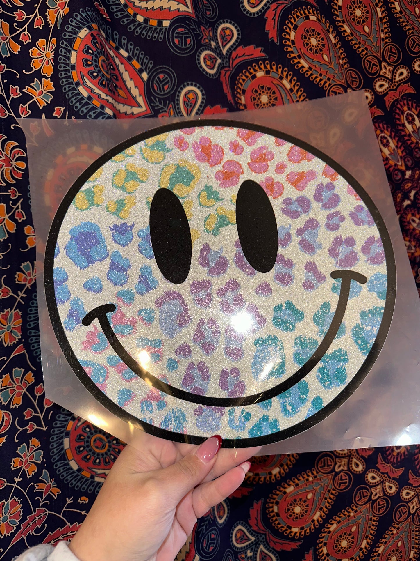 Rainbow Leopard Smiley