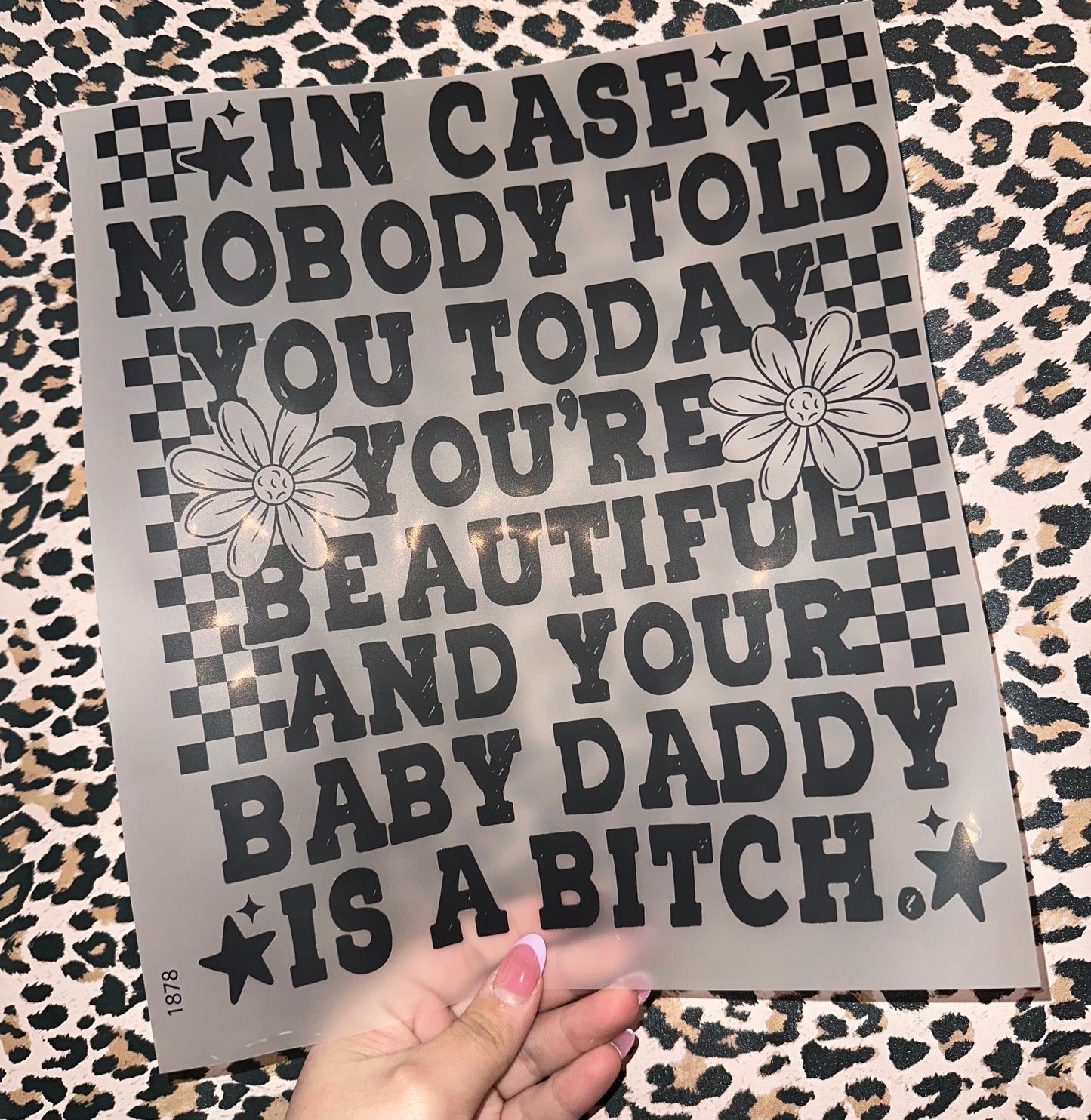 In Case Nobody Told You Today