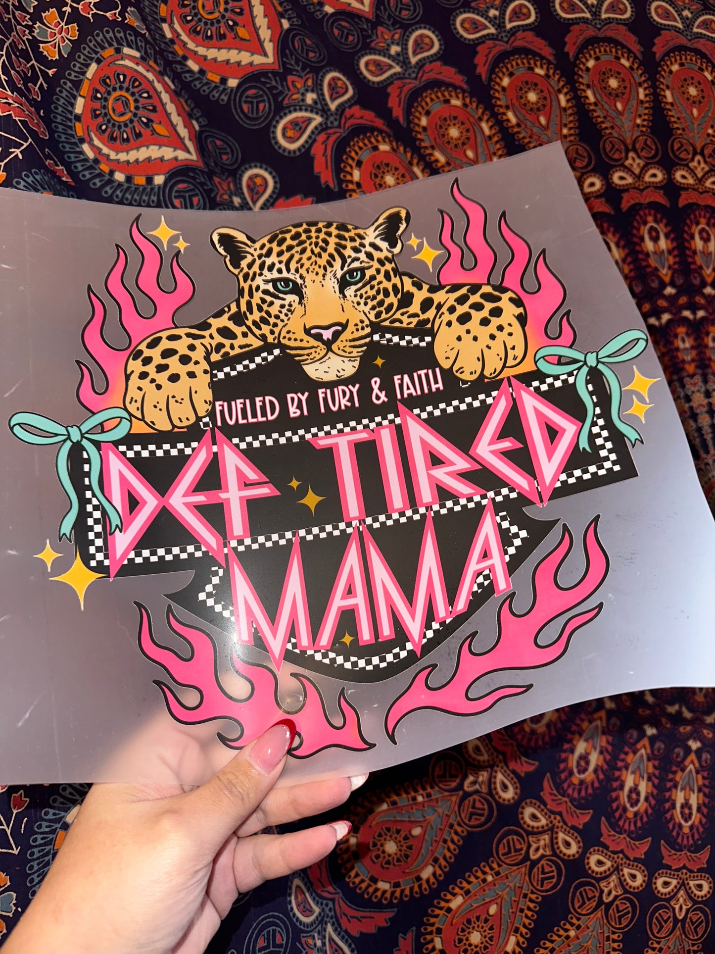 Def Tired Mama Leopard- B