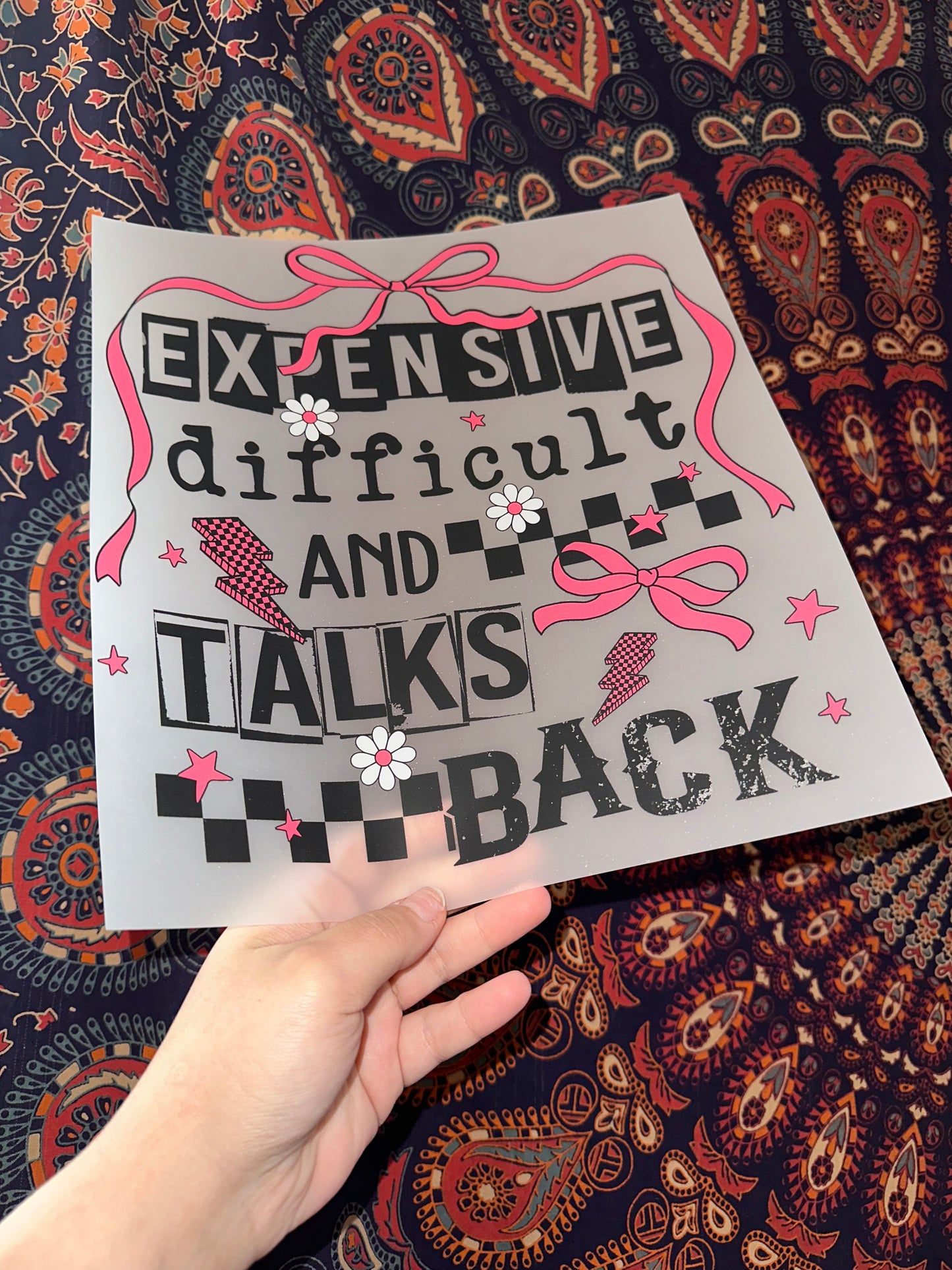 Expensive, Difficult & Talks Back -H