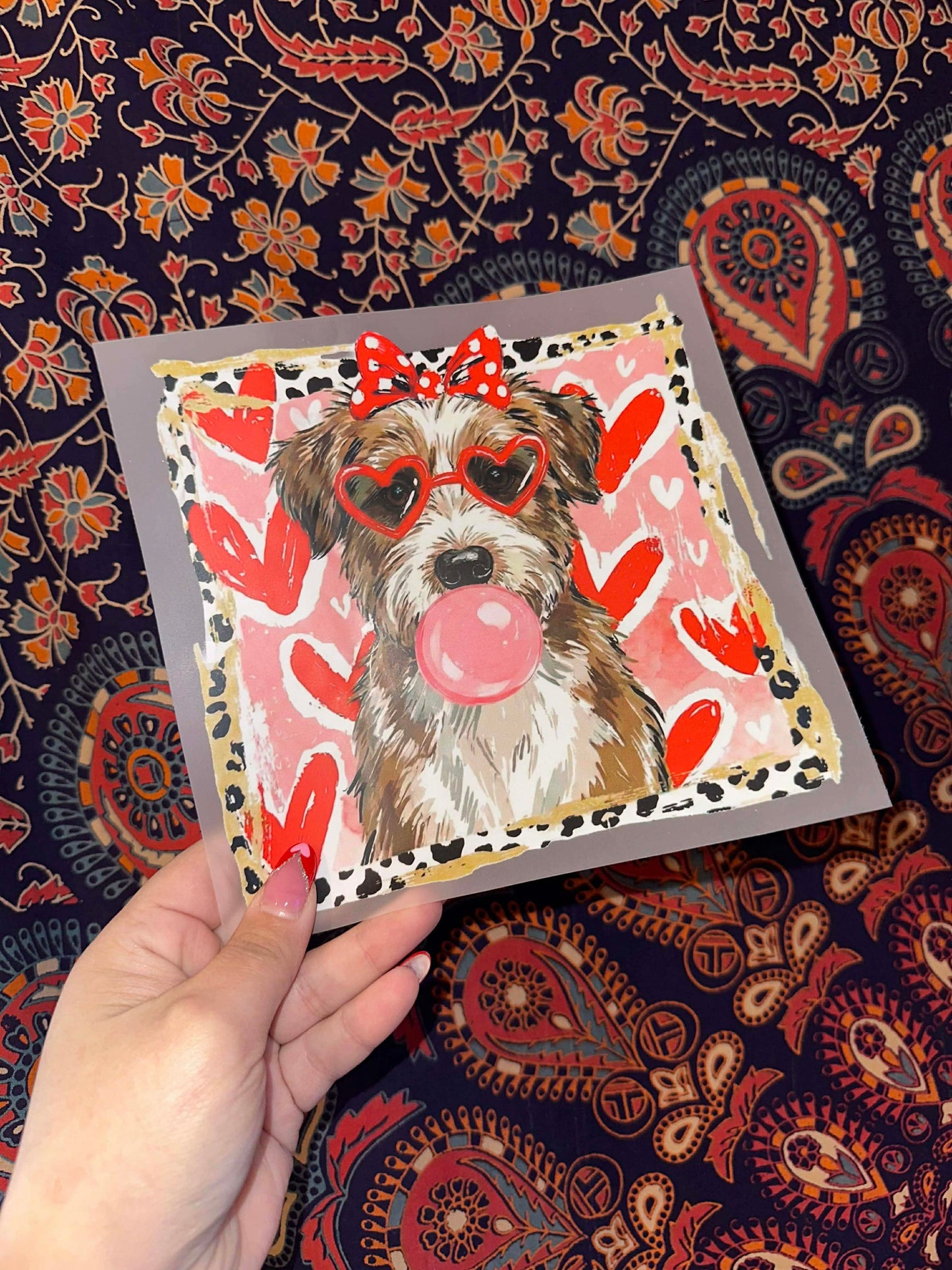 Dog Bubblegum Valentine