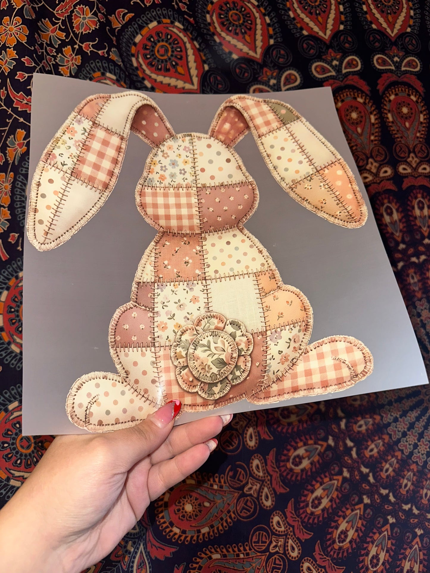 Patchwork Bunny- D