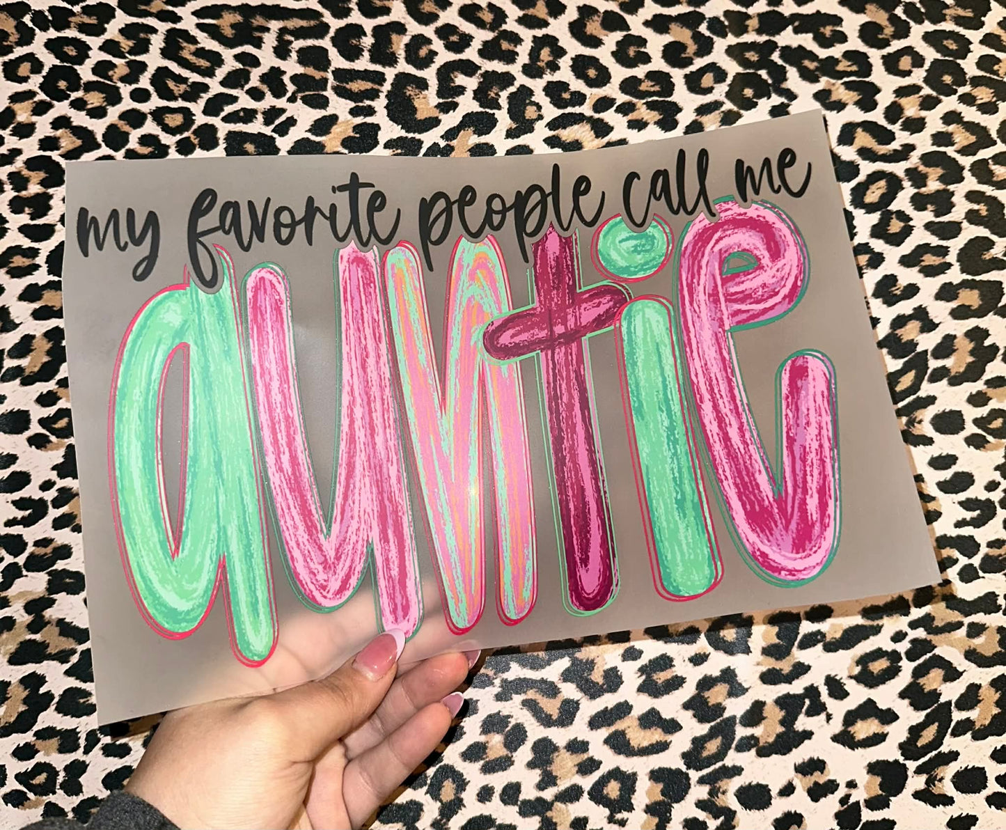 My Favorite People Call Me Auntie -H