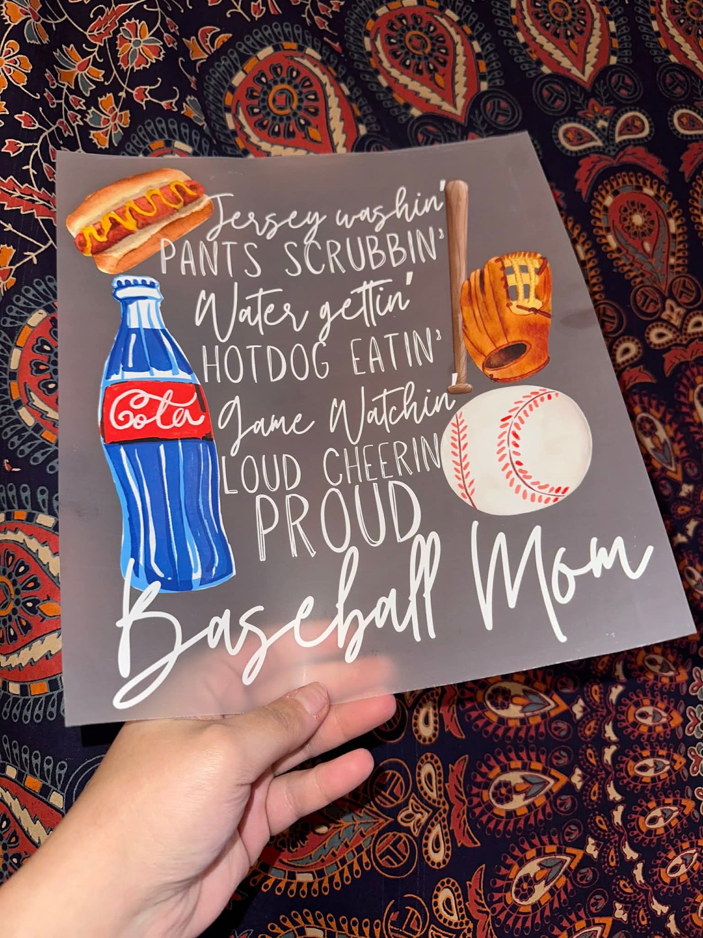 Baseball Mom -A