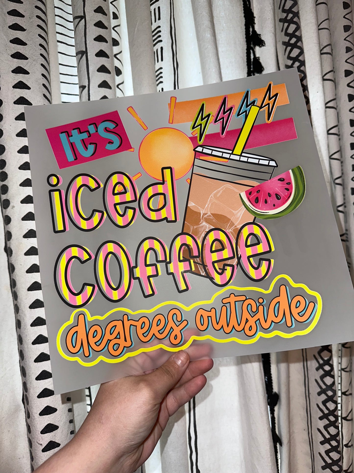 It’s Iced Coffee Degrees Outside