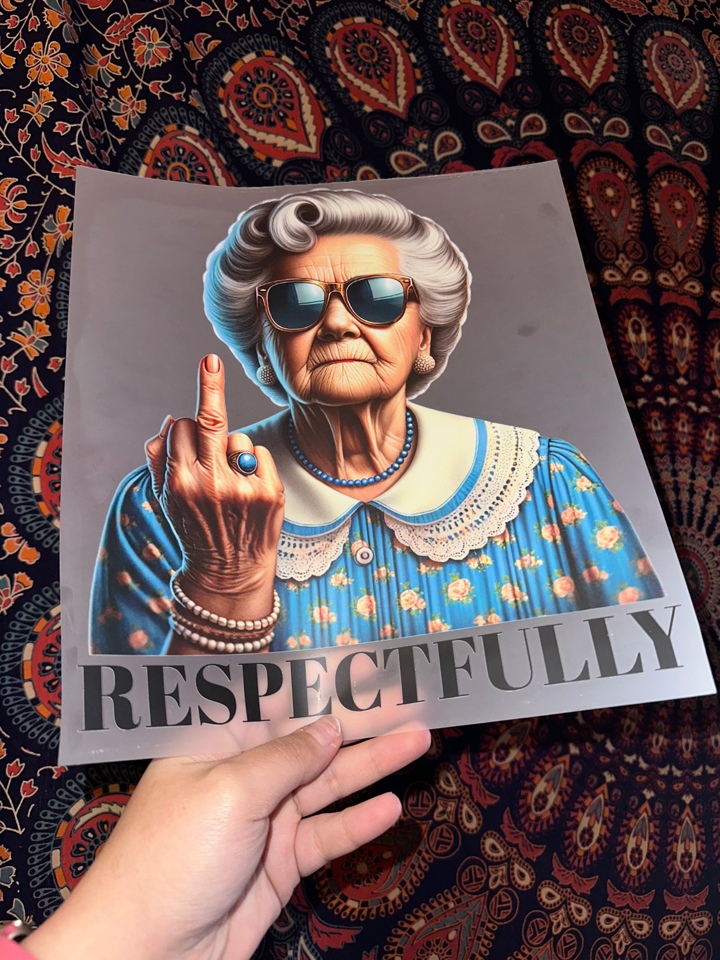 Respectfully- H