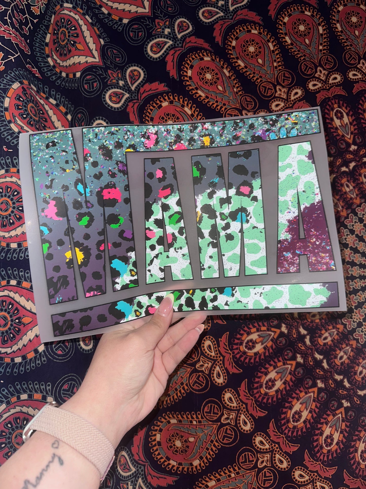 Mama Neon Leopard