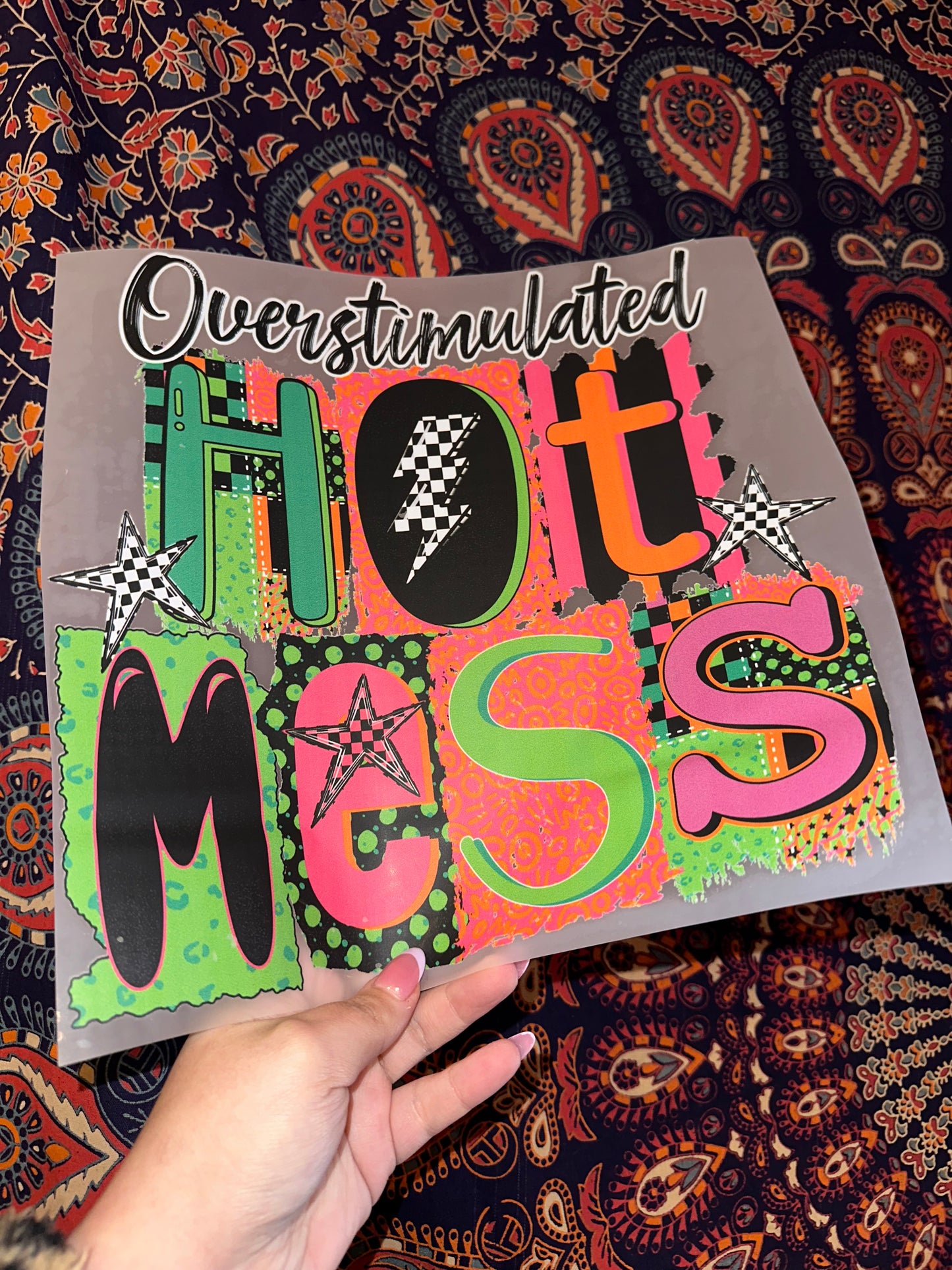 Overstimulated Hot Mess -B