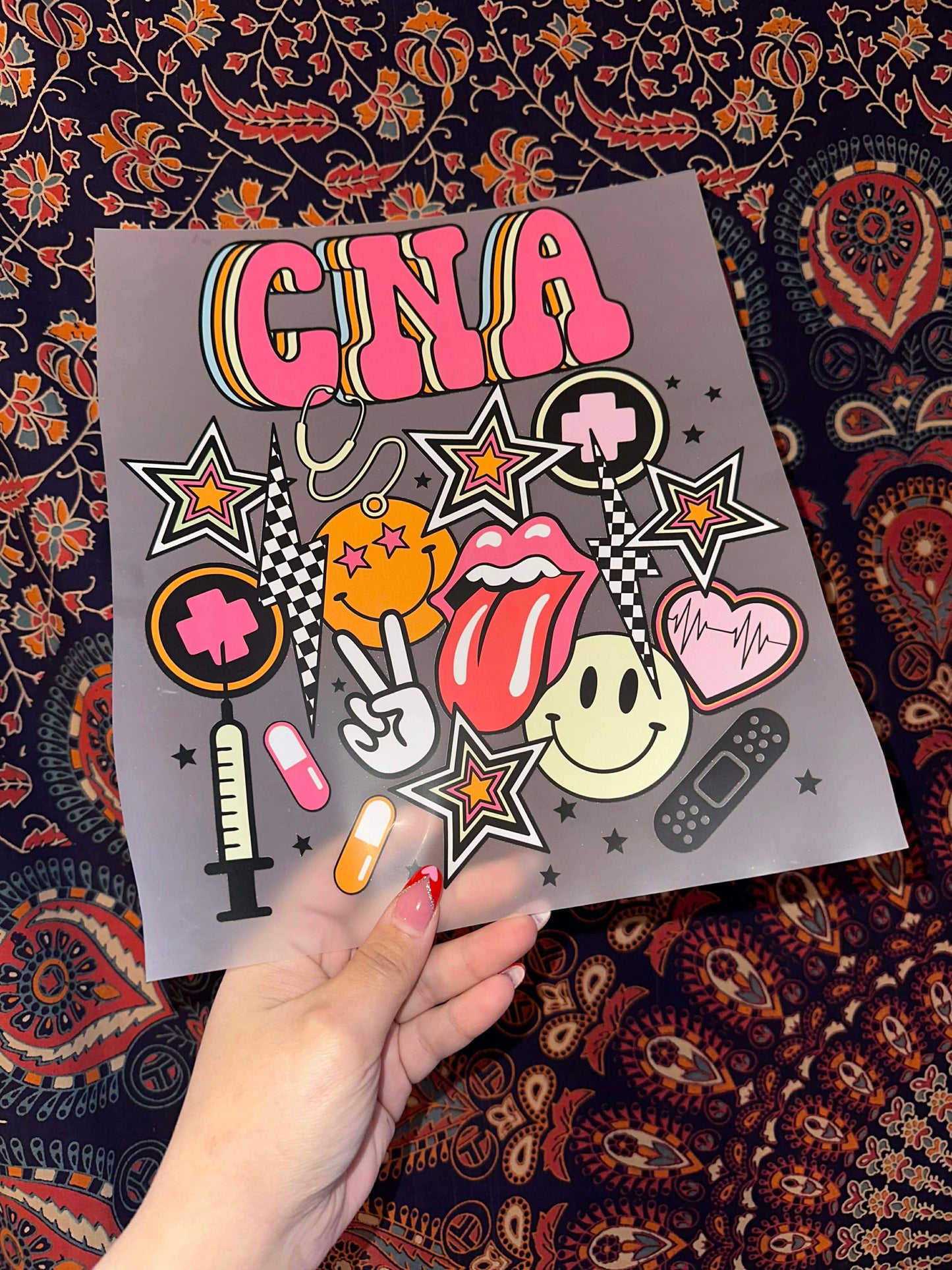 CNA Checkered Collage- E
