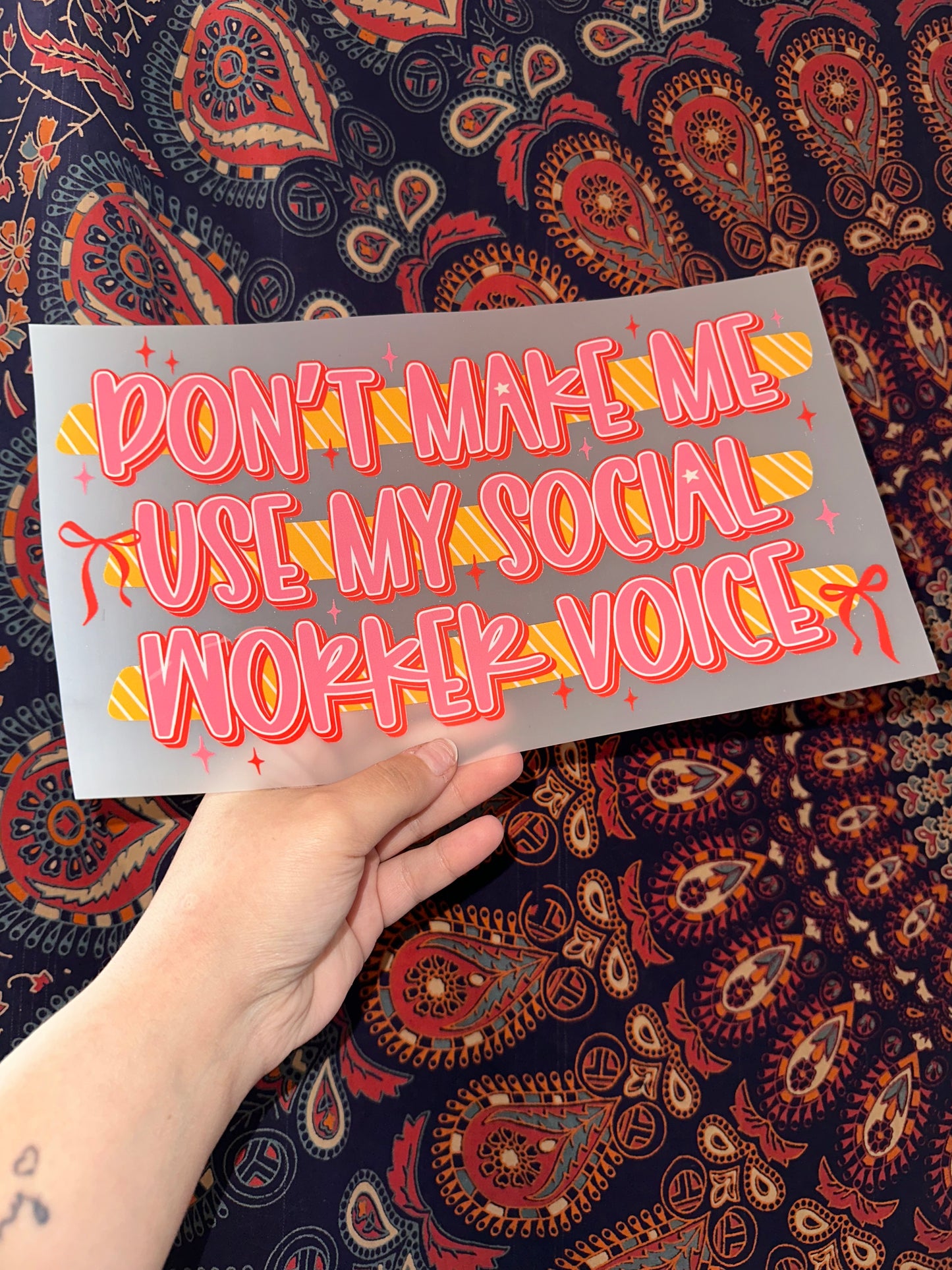 Don’t Make Me Use My Social Worker Voice -H