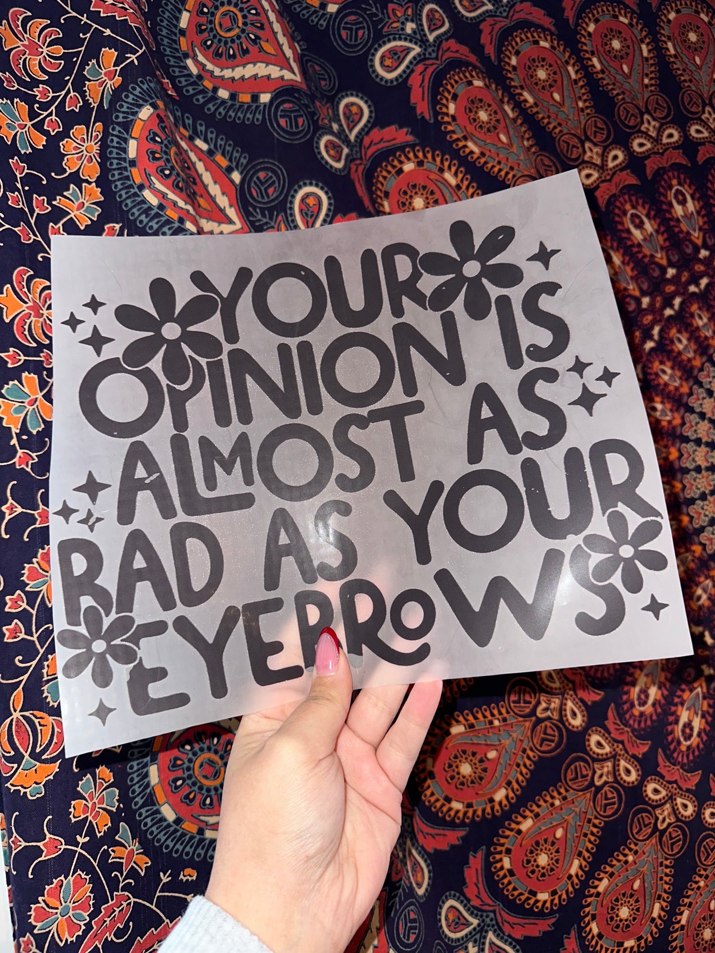Your Opinion- H