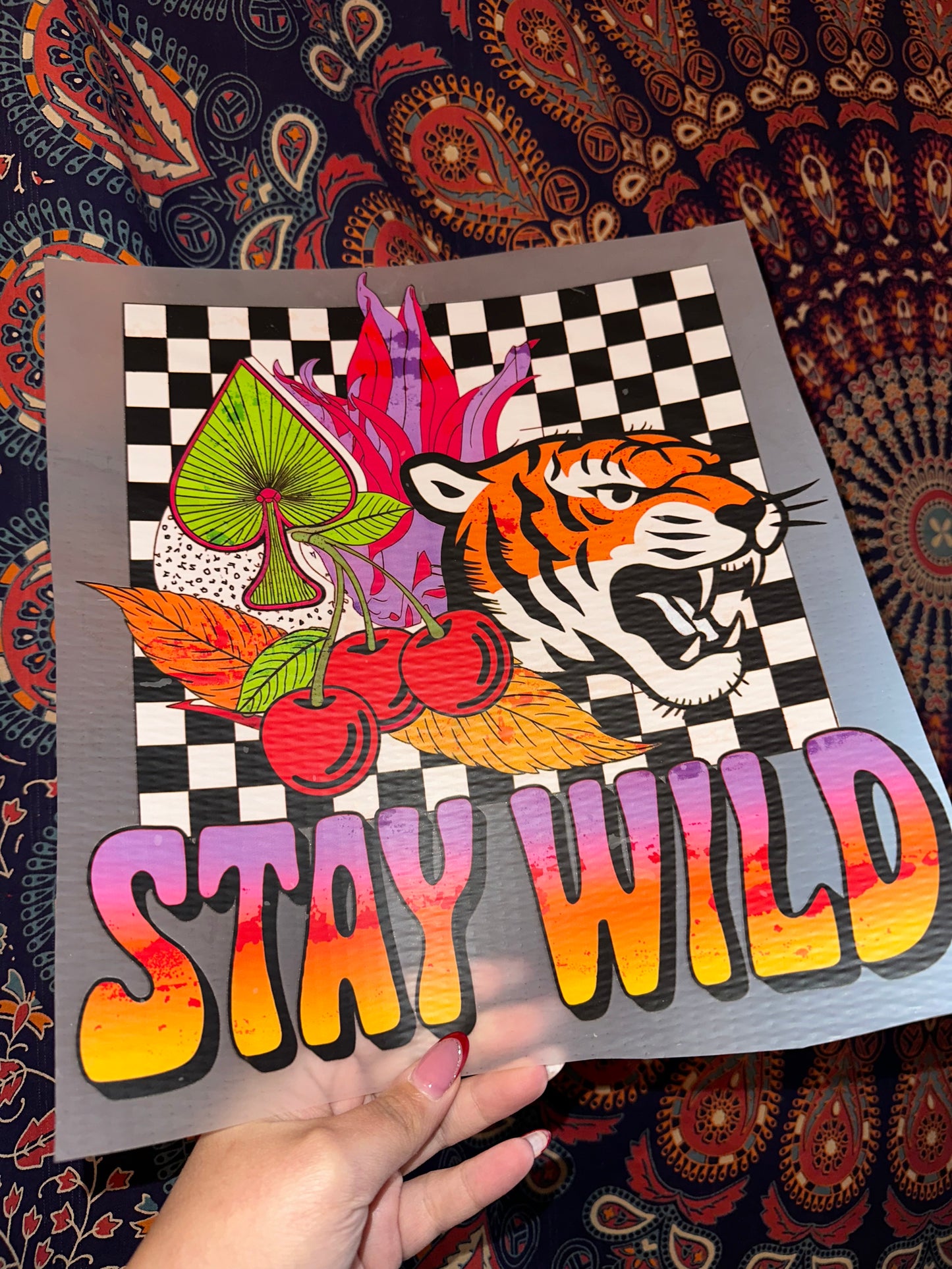 Stay Wild Checkered