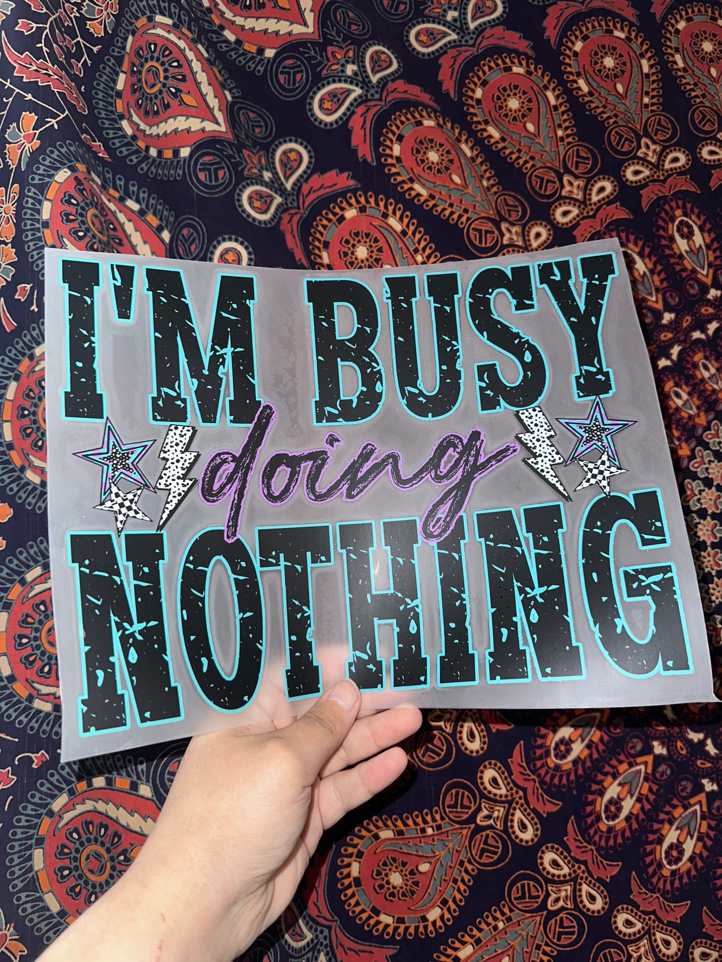 I’m Busy Doing Nothing