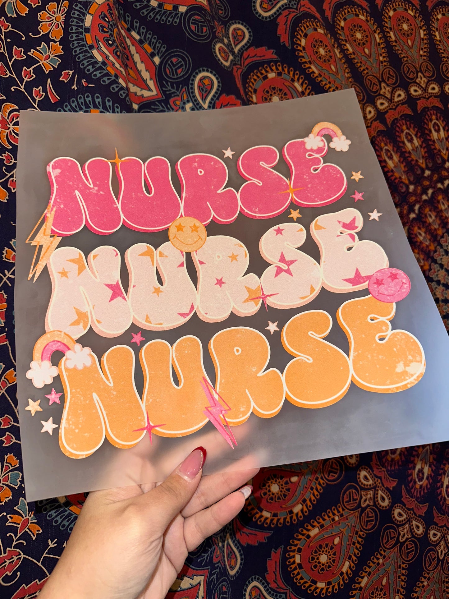 Pink Retro Nurse