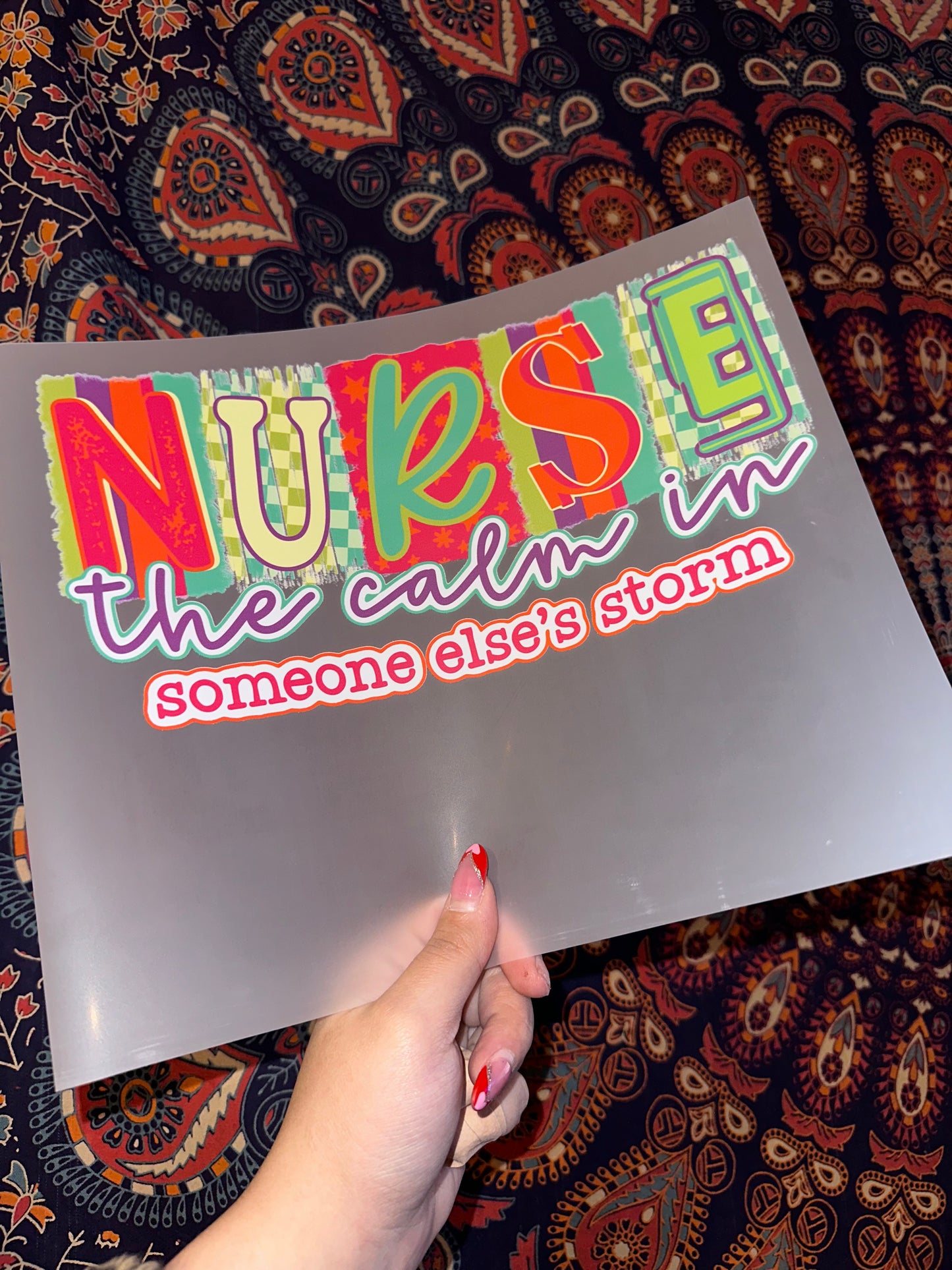 Nurse The Calm In Someone Else’s Storm- A57