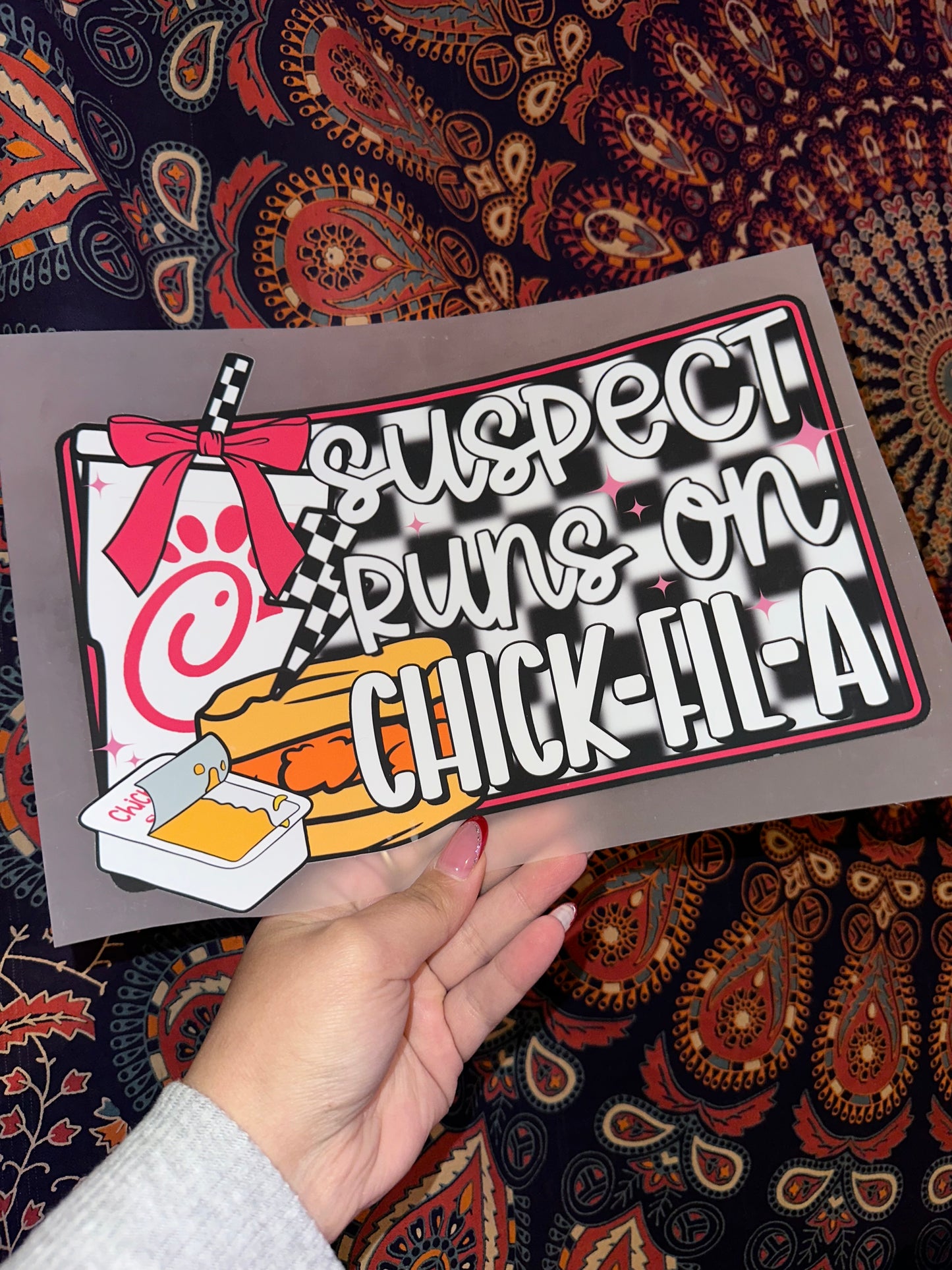 Suspect Runs On Chick-Fil-A