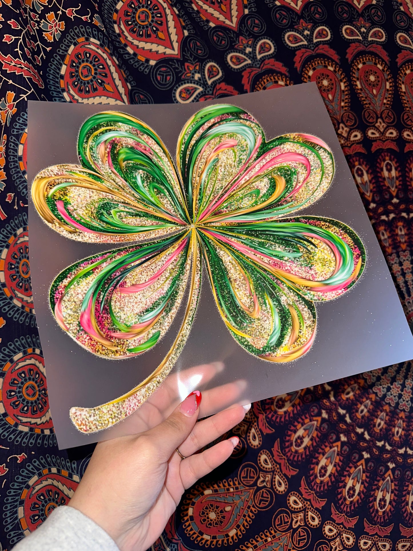 Painted Shamrock- D
