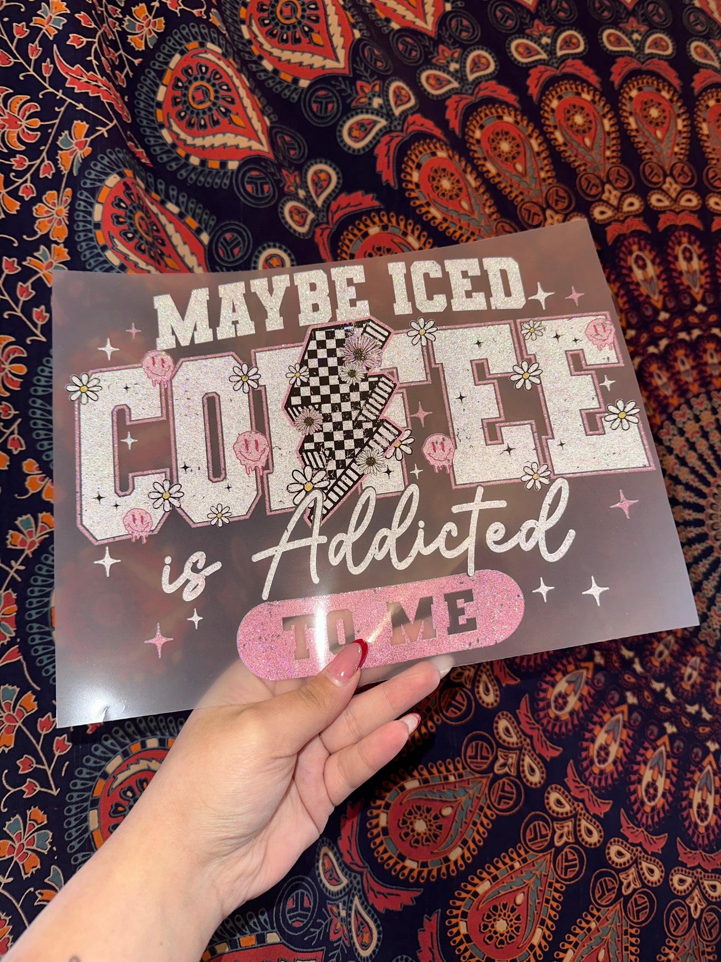 Maybe Iced Coffee Is Addicted To Me- G
