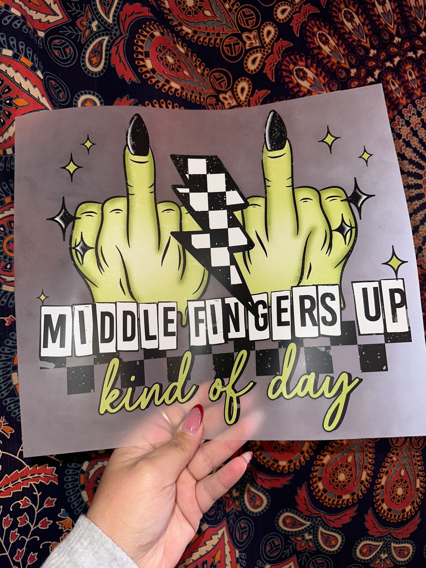 Middle Fingers Up- G