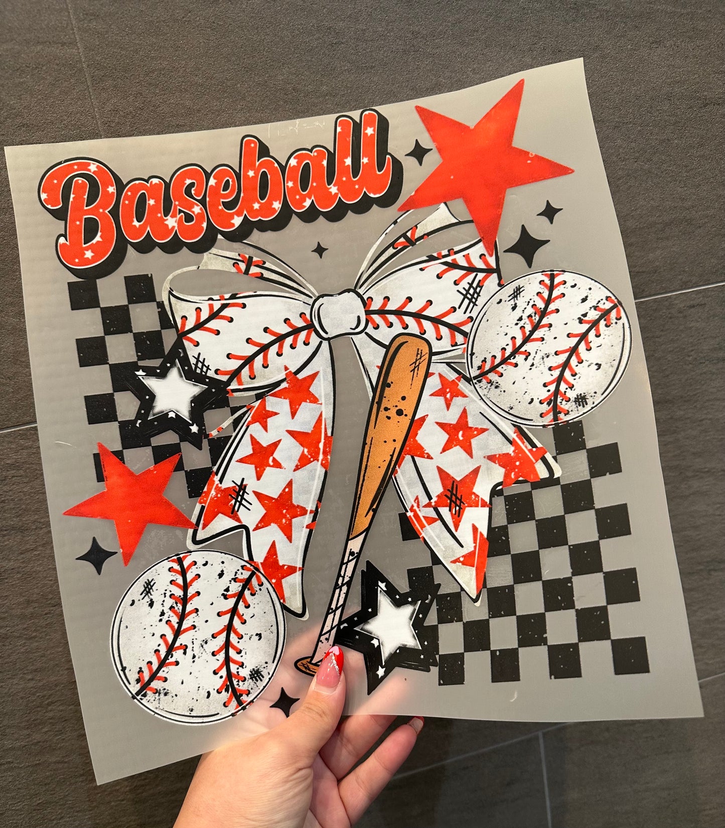 Baseball Checkered