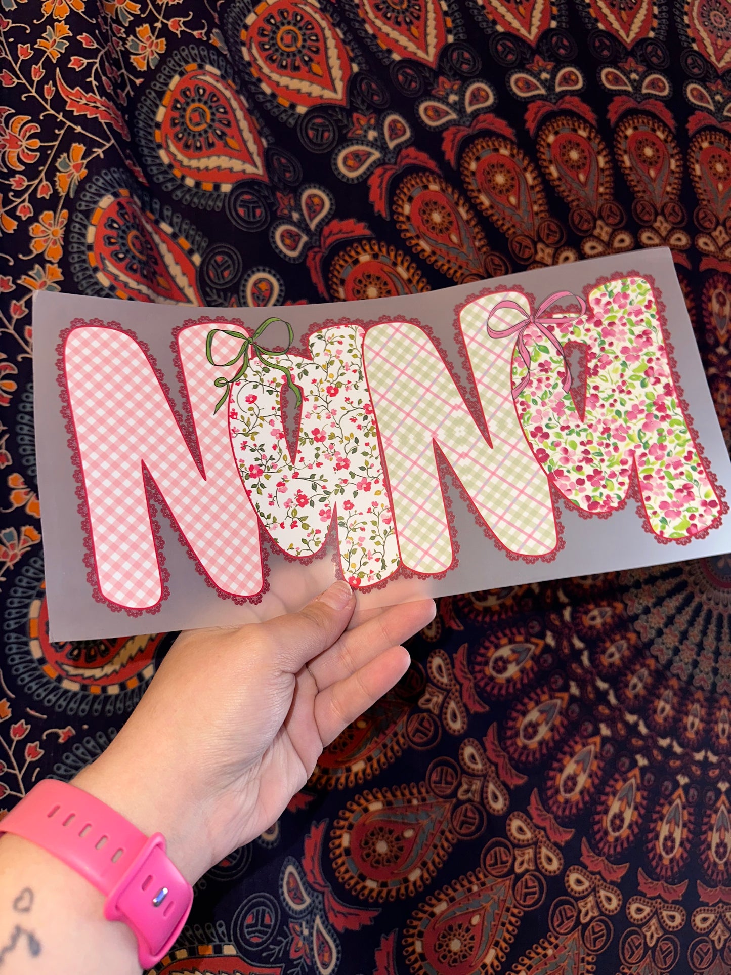Nana Patterned- F