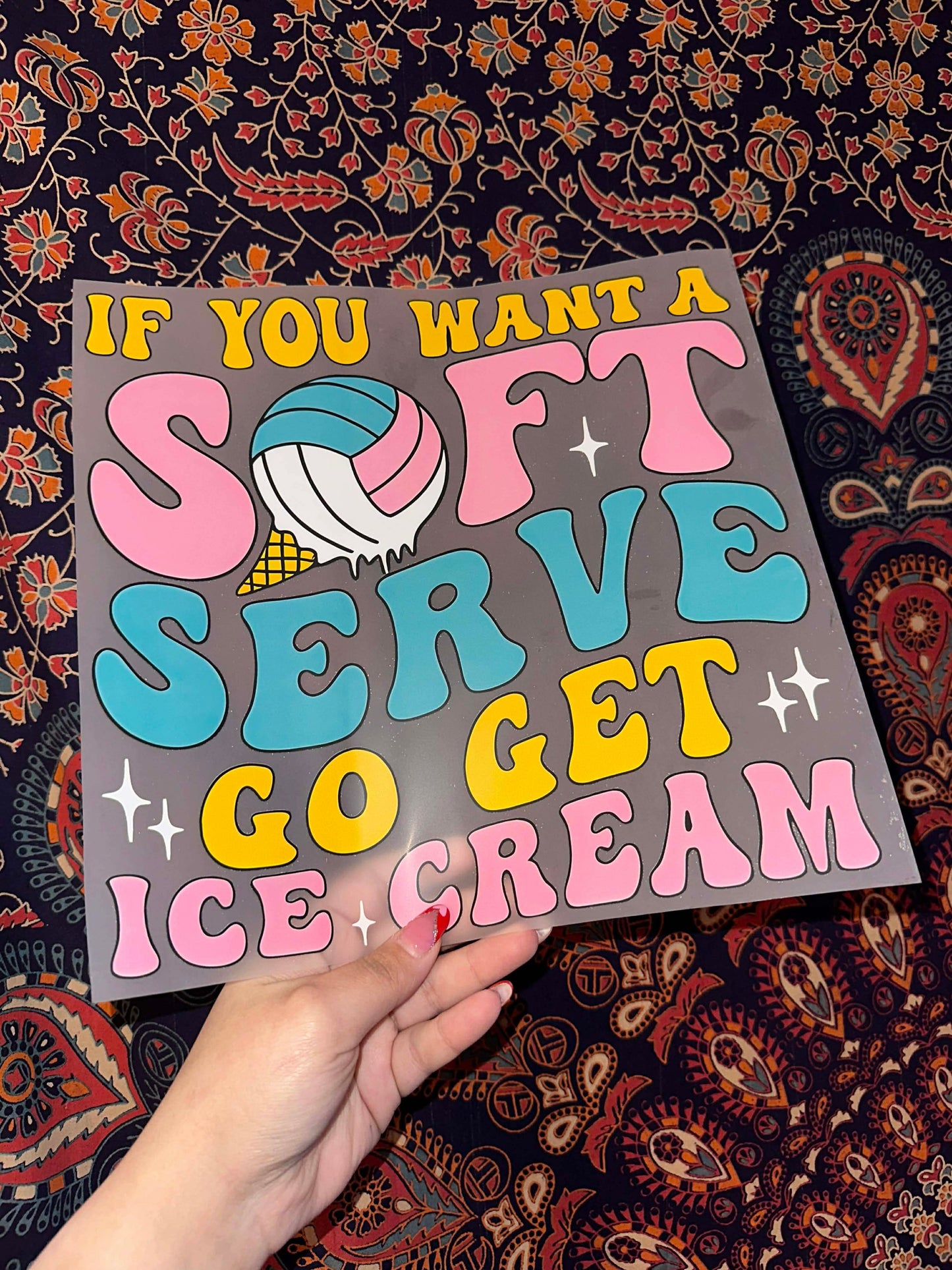 If You Want A Soft Serve Go Get Ice Cream- F4