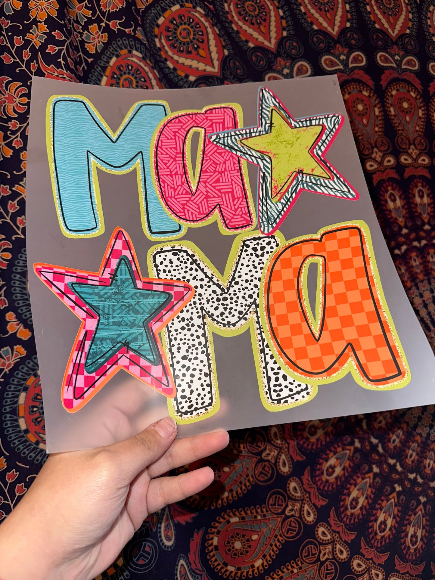 Mama Neon Stars- F