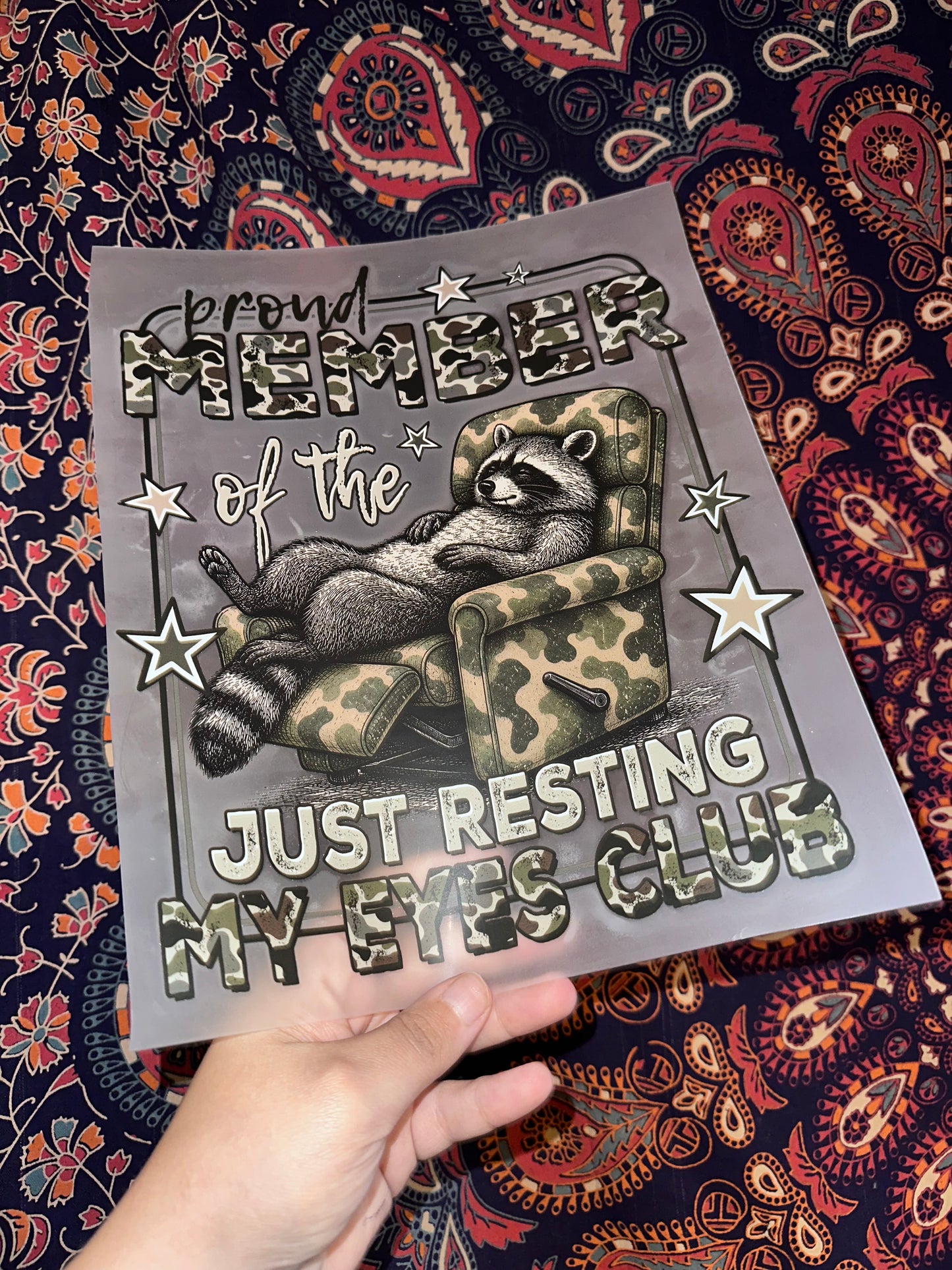 Proud Member Of The Resting My Eyes Club