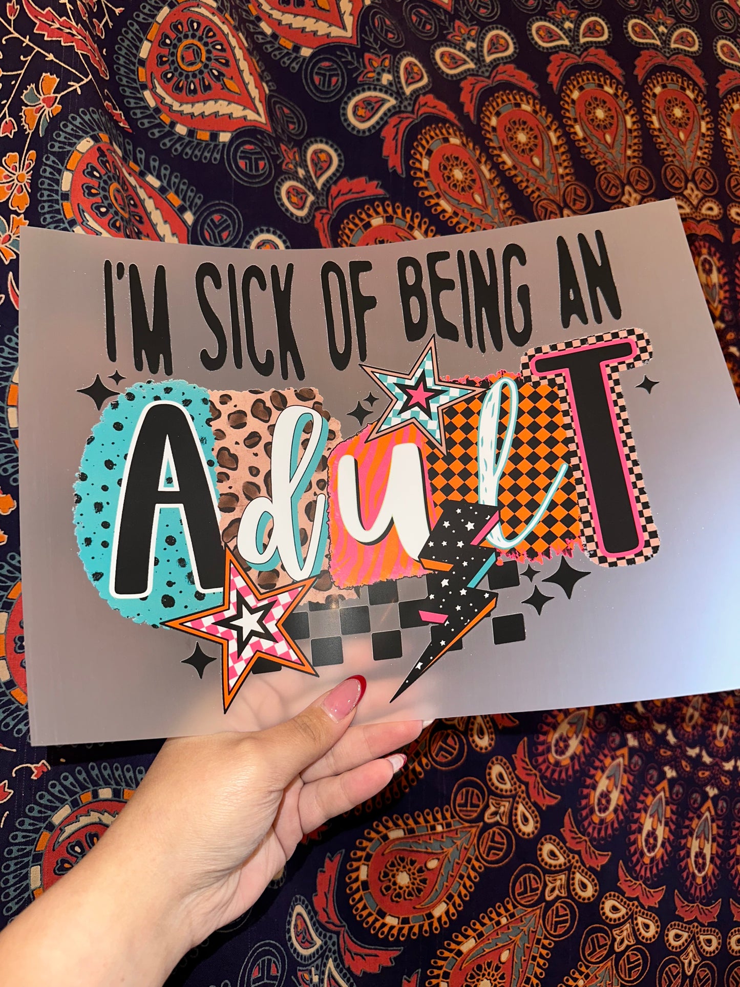 I'm Sick Of Being an Adult