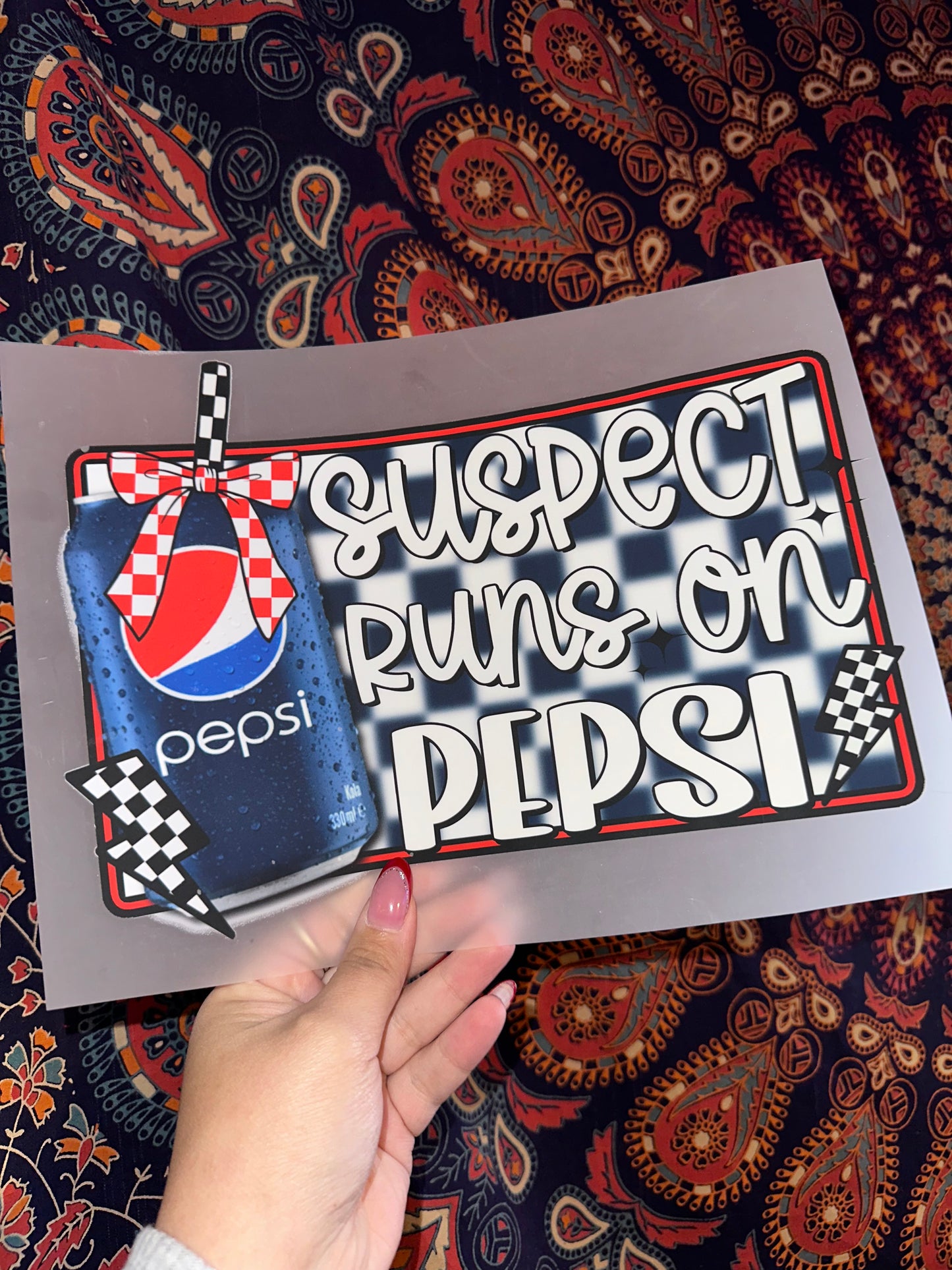 Suspect Runs On Pepsi