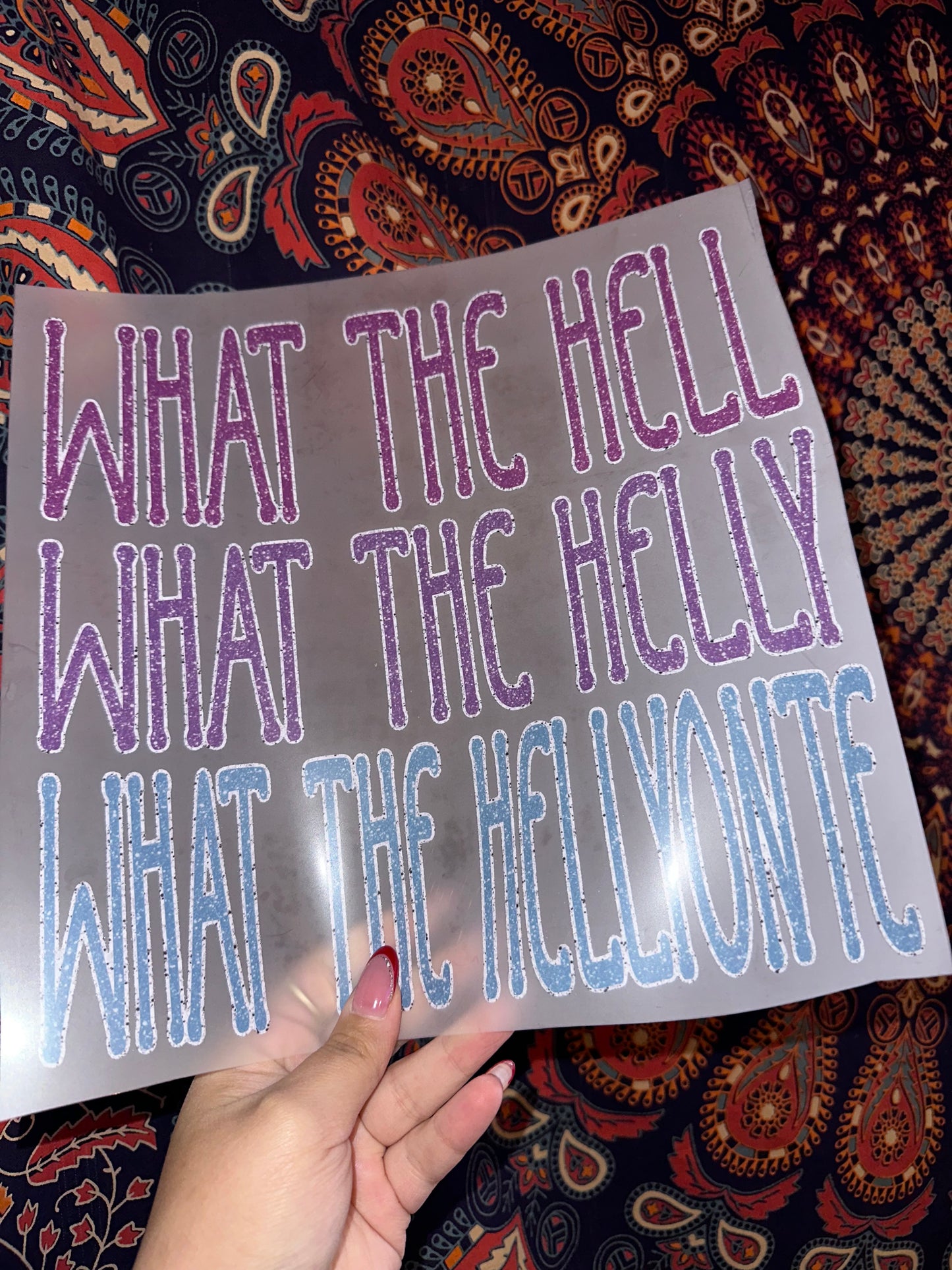 What The Hell - B6