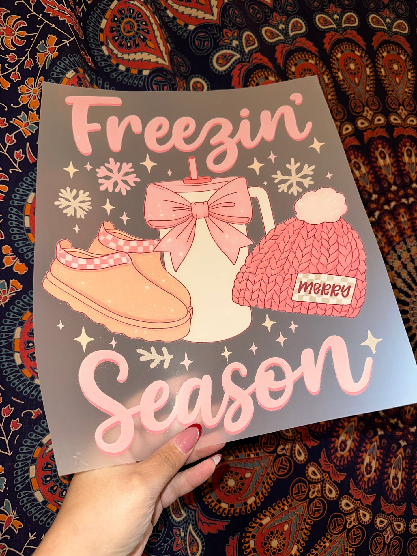 Freezin' Season Pink Hat
