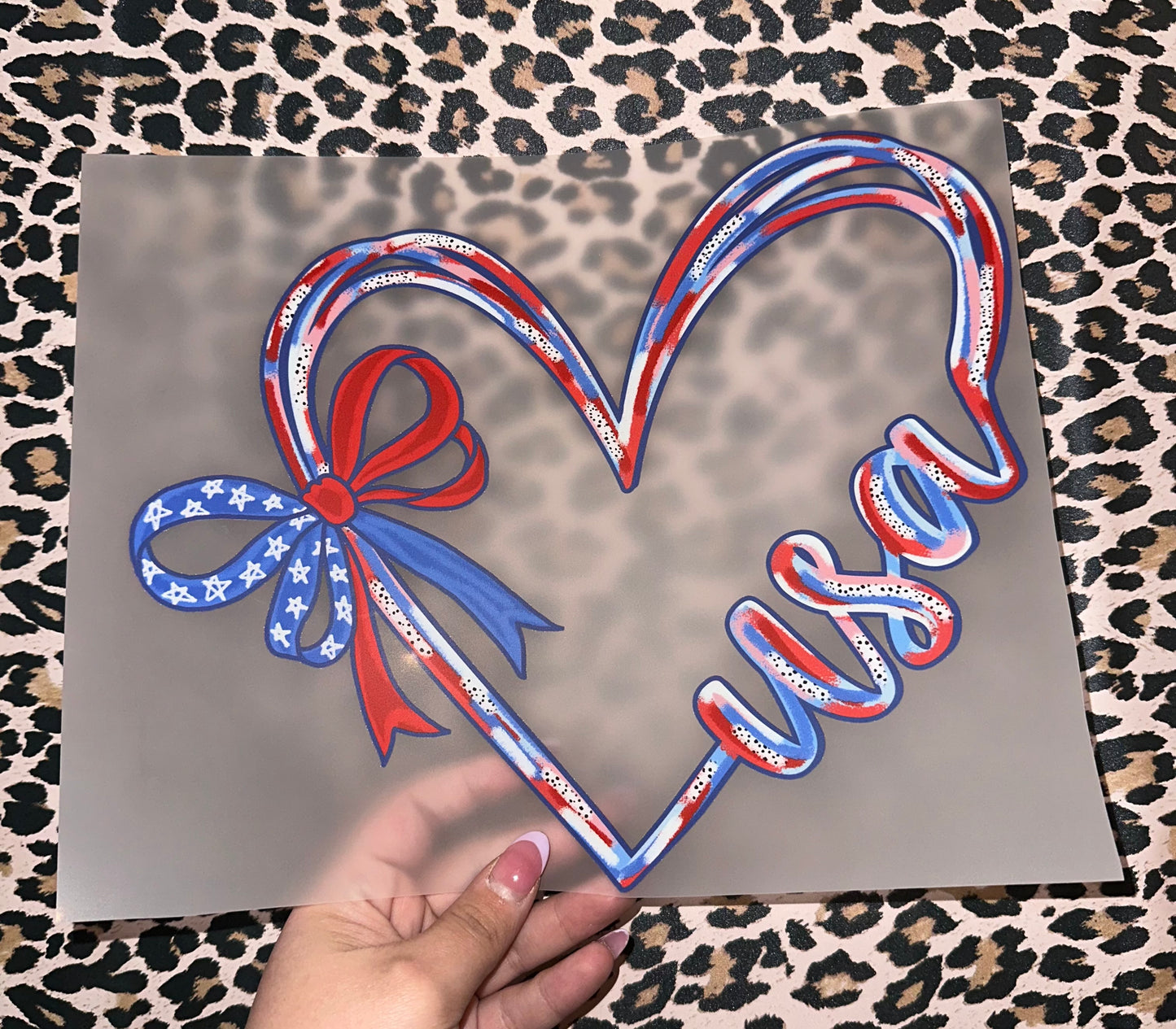 Coquette Patriotic Doodle